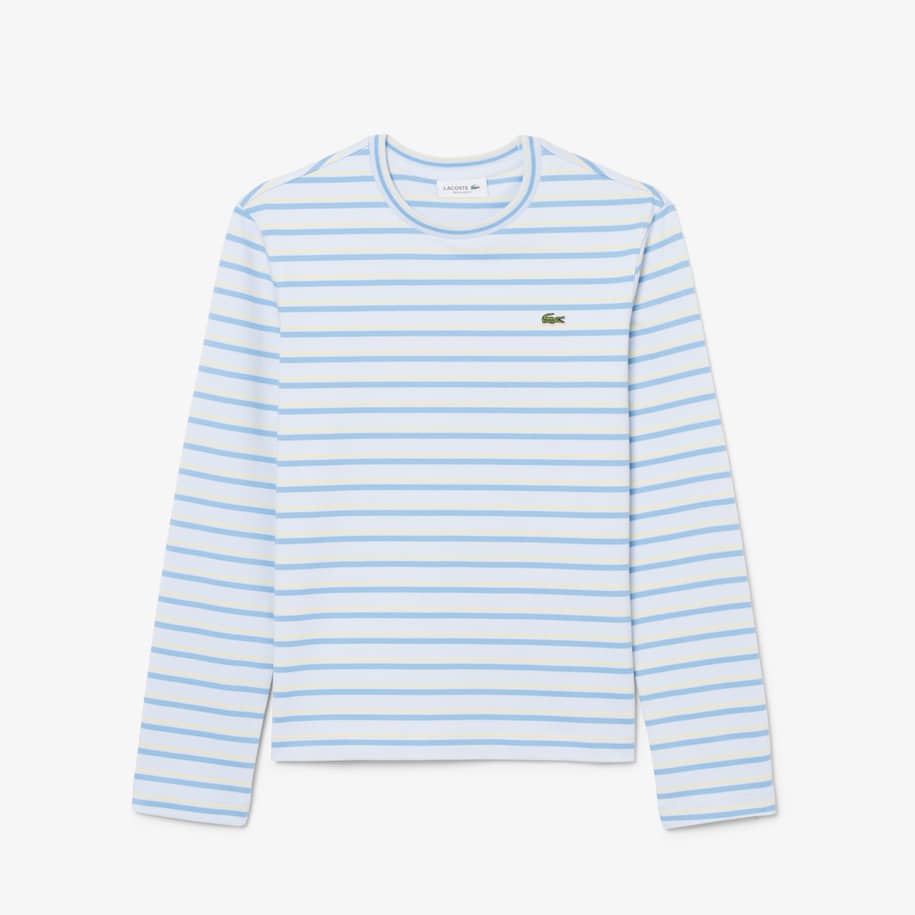 Long Sleeved Striped Jersey T-shirt image number 3