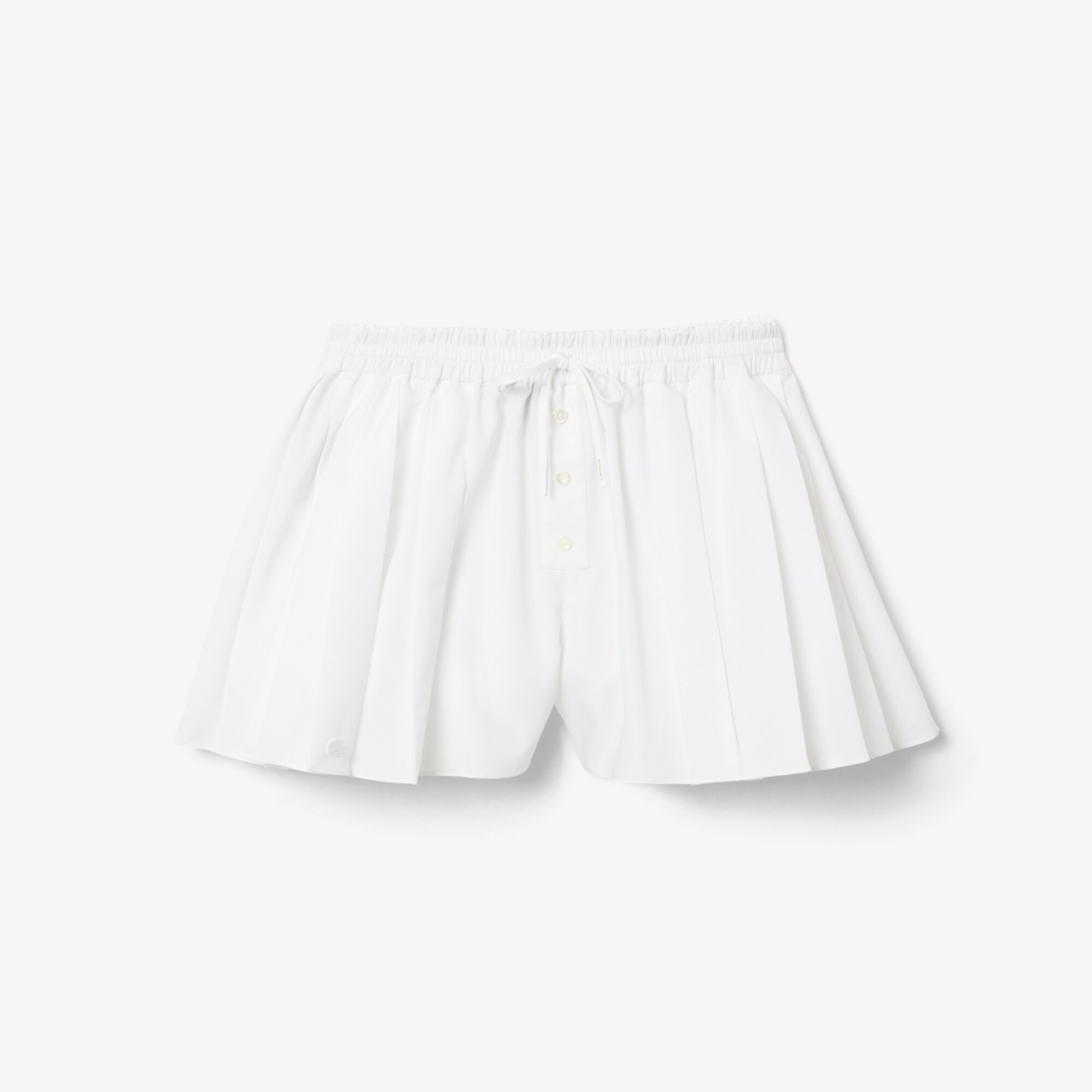 Runway Short Pleated Poplin Shorts image number 3