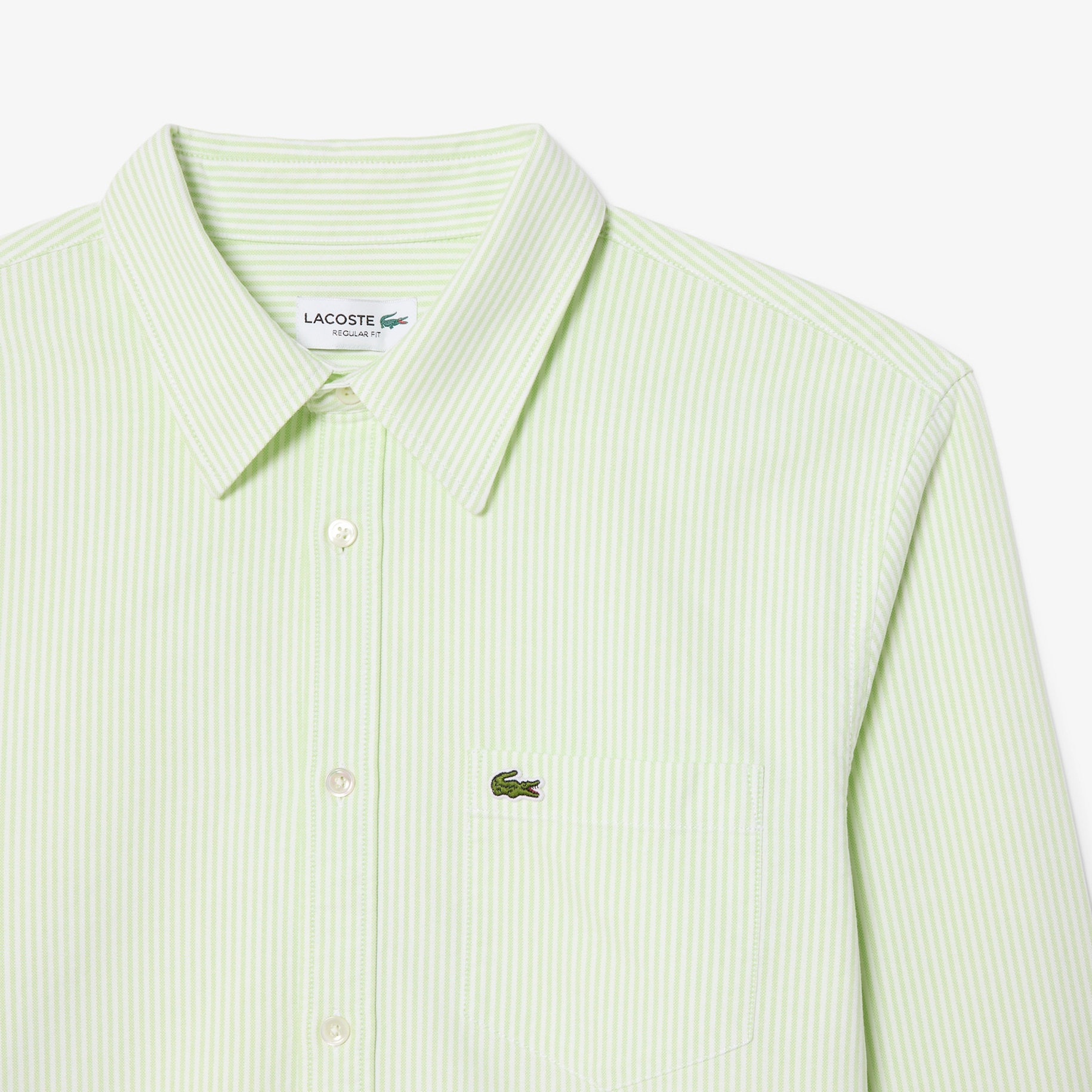 Regular Fit Striped Oxford Shirt image number 4