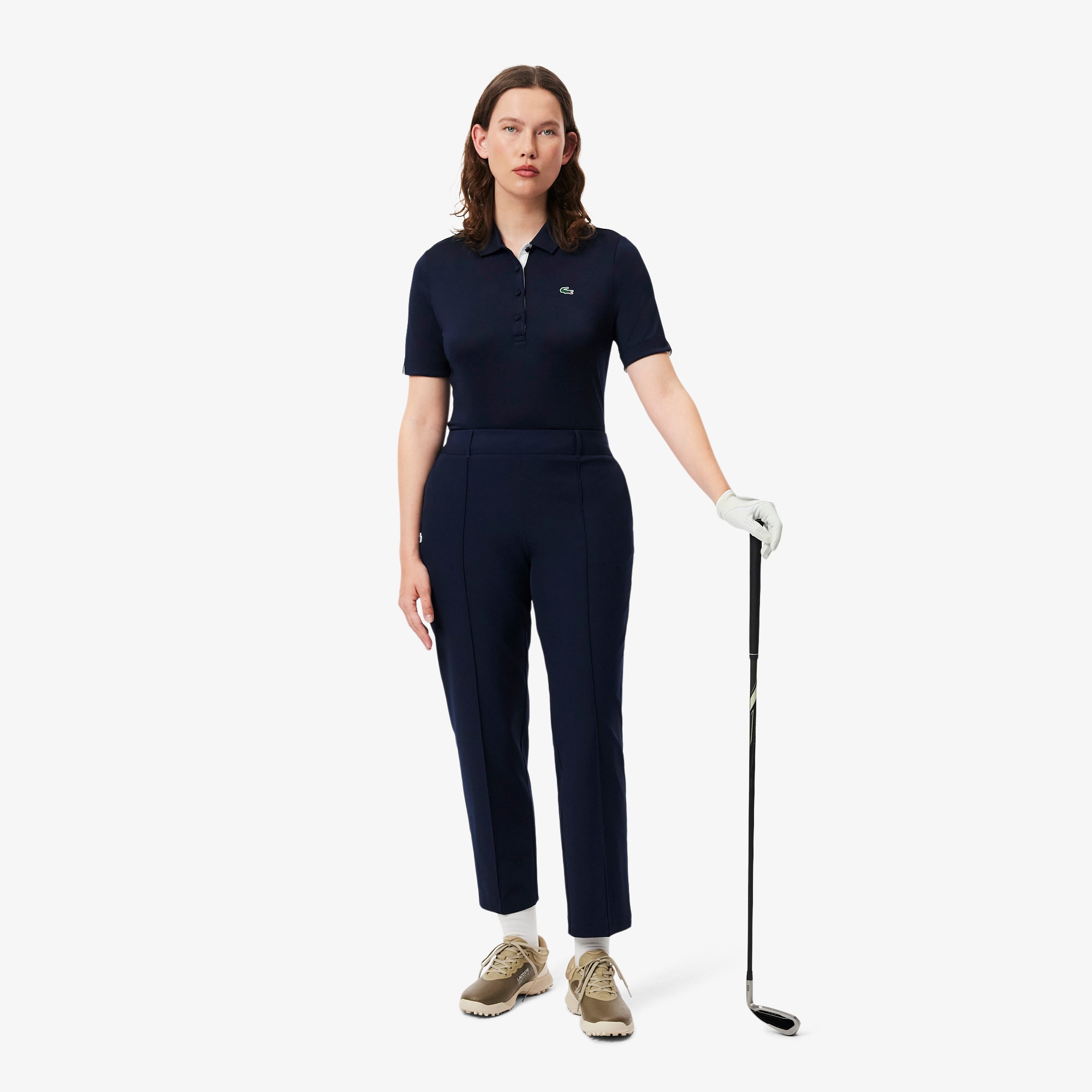 Slim Fit UV Protect Stretch Golf Polo Shirt image number 10