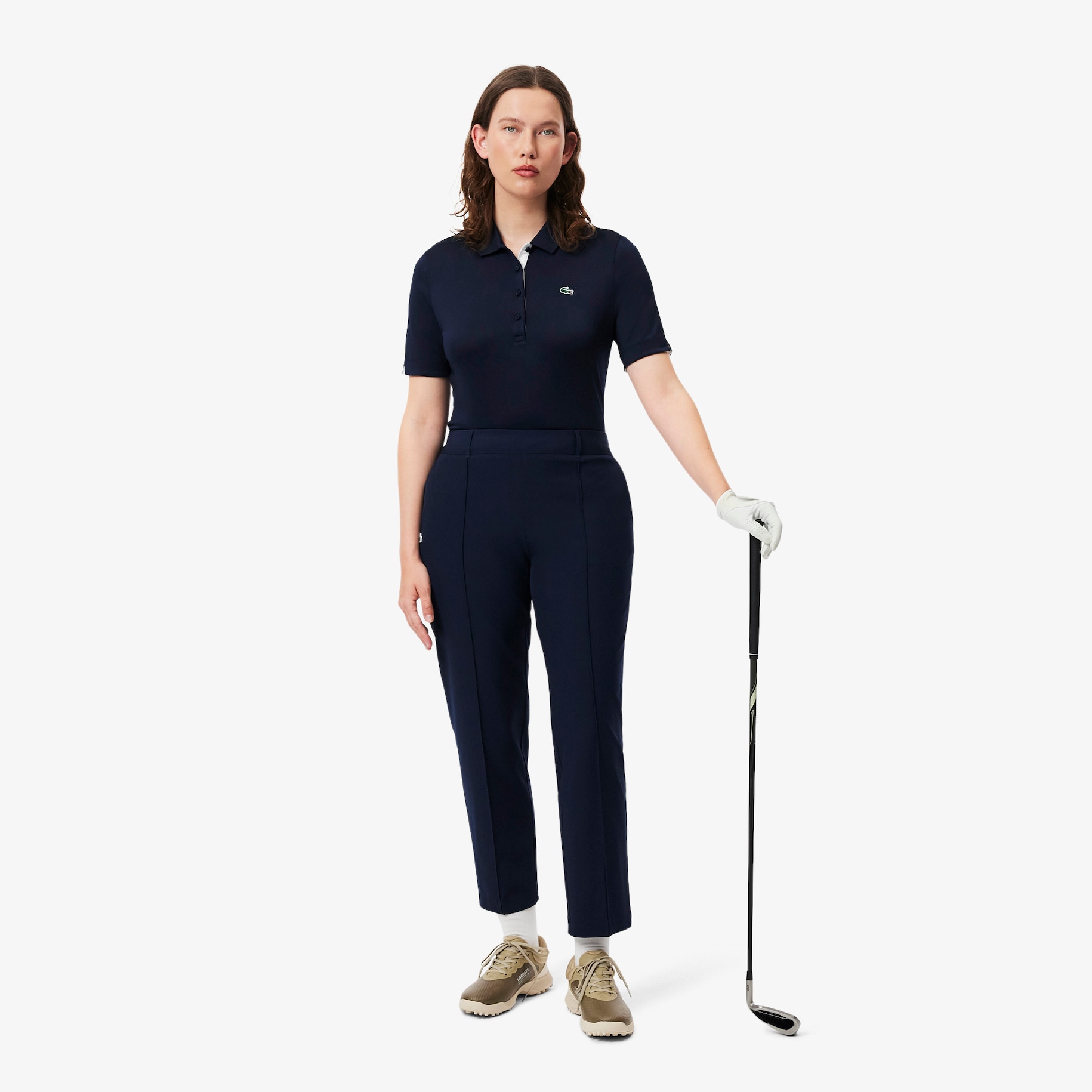 Slim Fit UV Protect Stretch Golf Polo Shirt image number 10