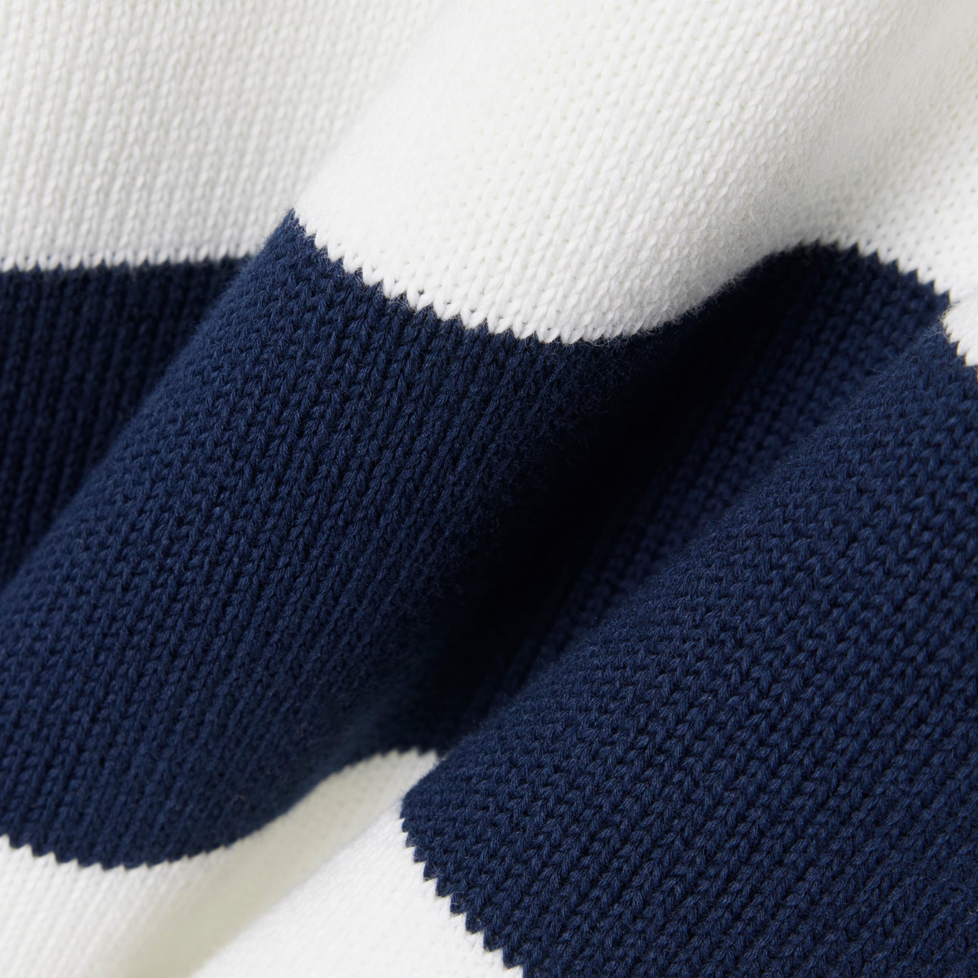 Striped Cotton Crew Neck Sailor Sweater image number 5