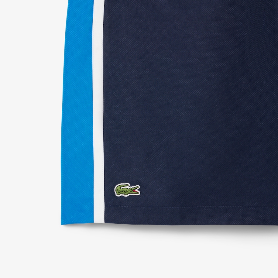 Lightweight Colour-Block Stripe Tennis Shorts image number 5