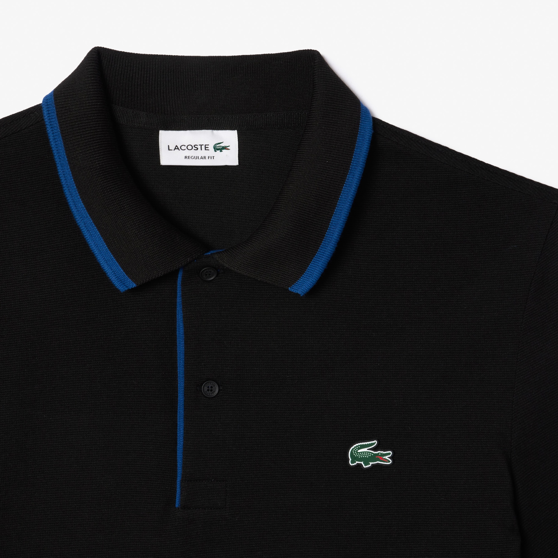 Regular Fit Stripe Collar Polo Shirt image number 4