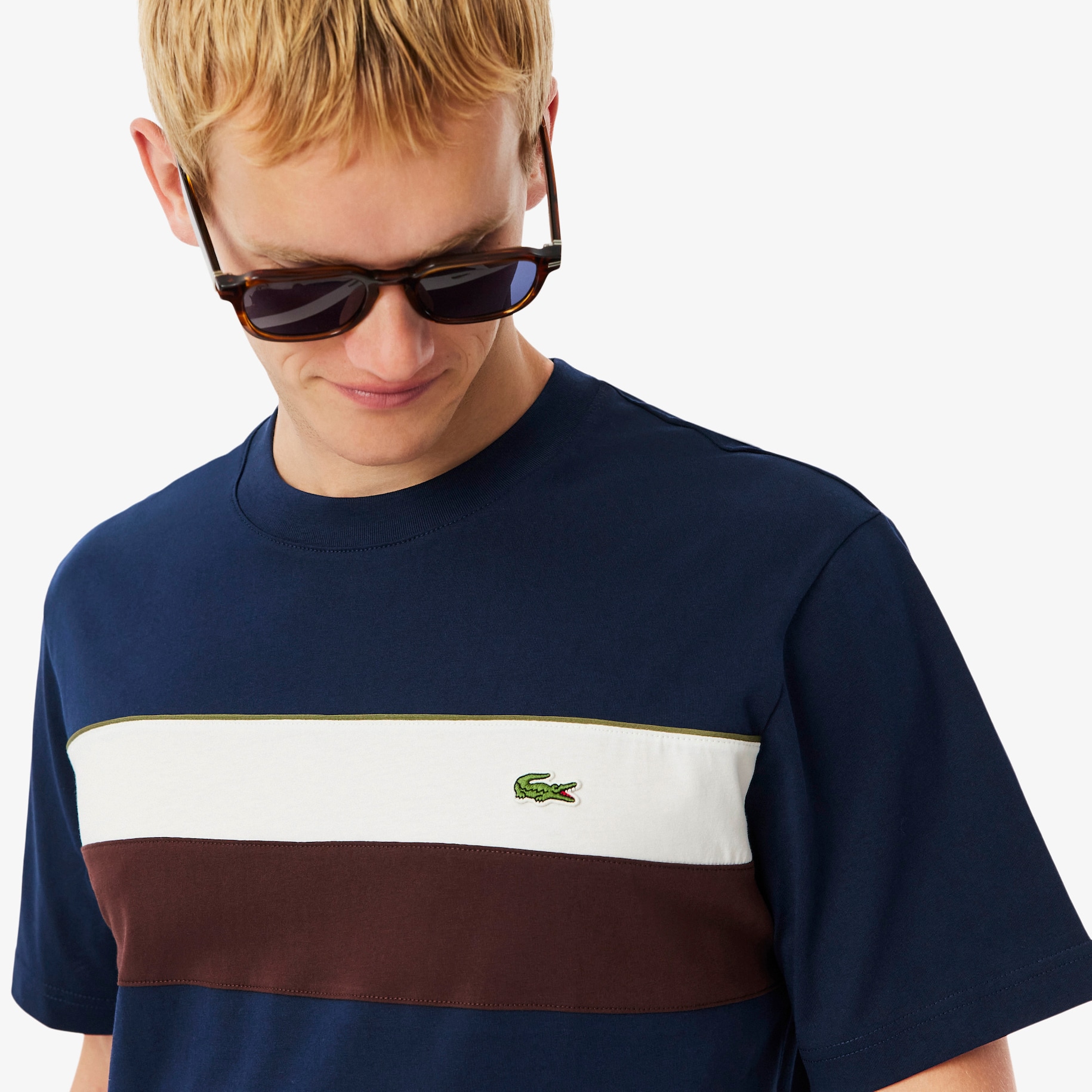 Jersey Colour-Block T-shirt image number 1