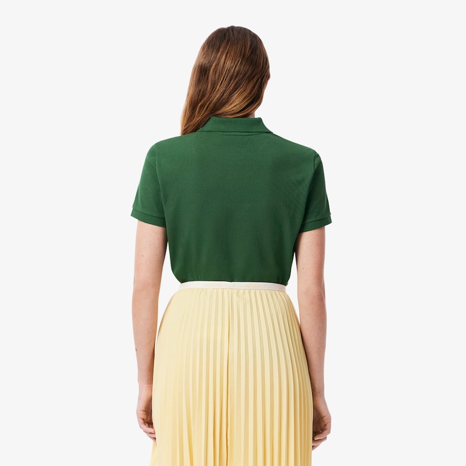Women's Lacoste Regular Fit Soft Cotton Petit Piqué Polo Shirt image number 2