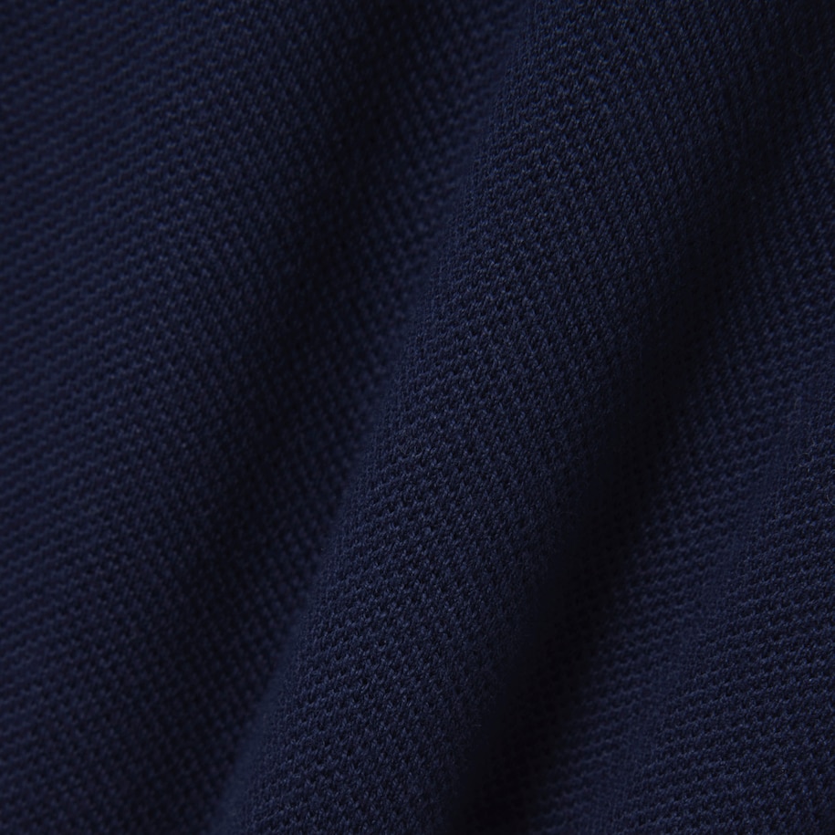 Polo Collar Belted Petit Piqu&eacute; Dress image number 5