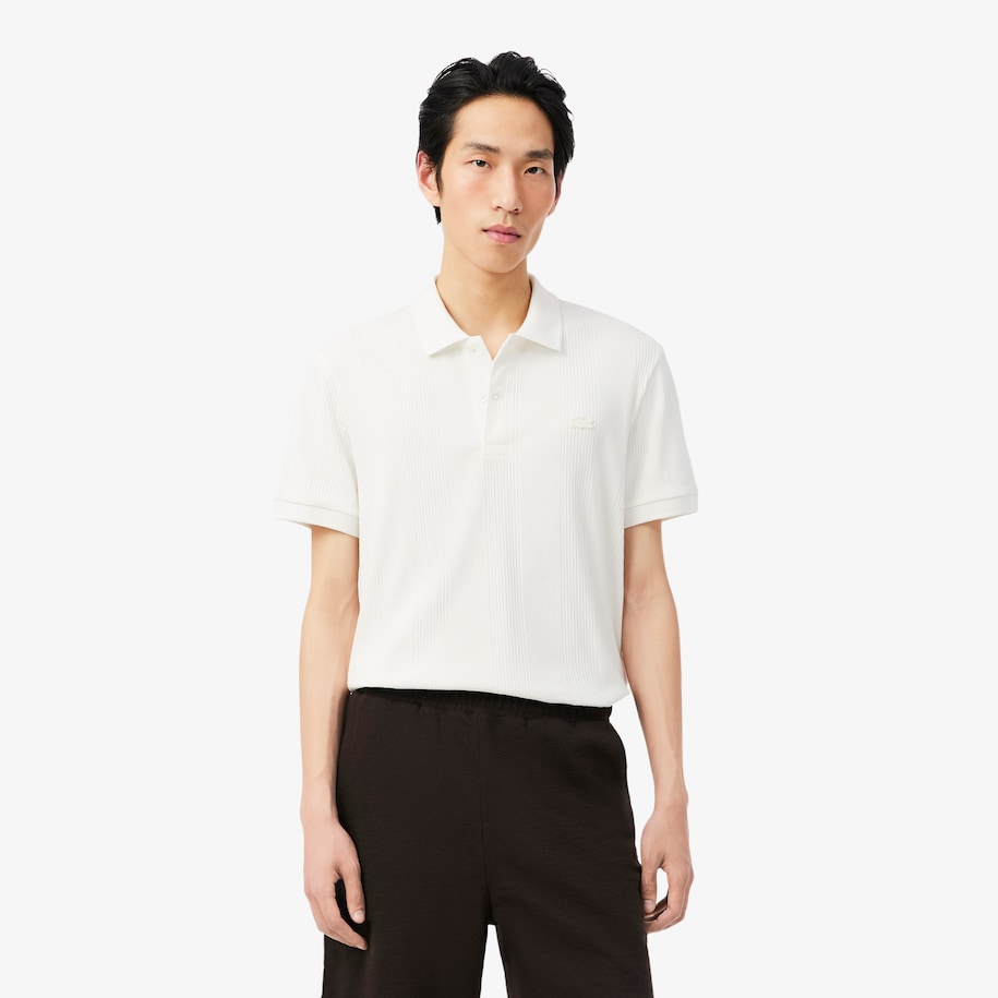 Classic Fit Ribbed Knit Polo Shirt image number 0