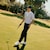 Men's T-Clip Golf Leather Golf Shoes image number 6