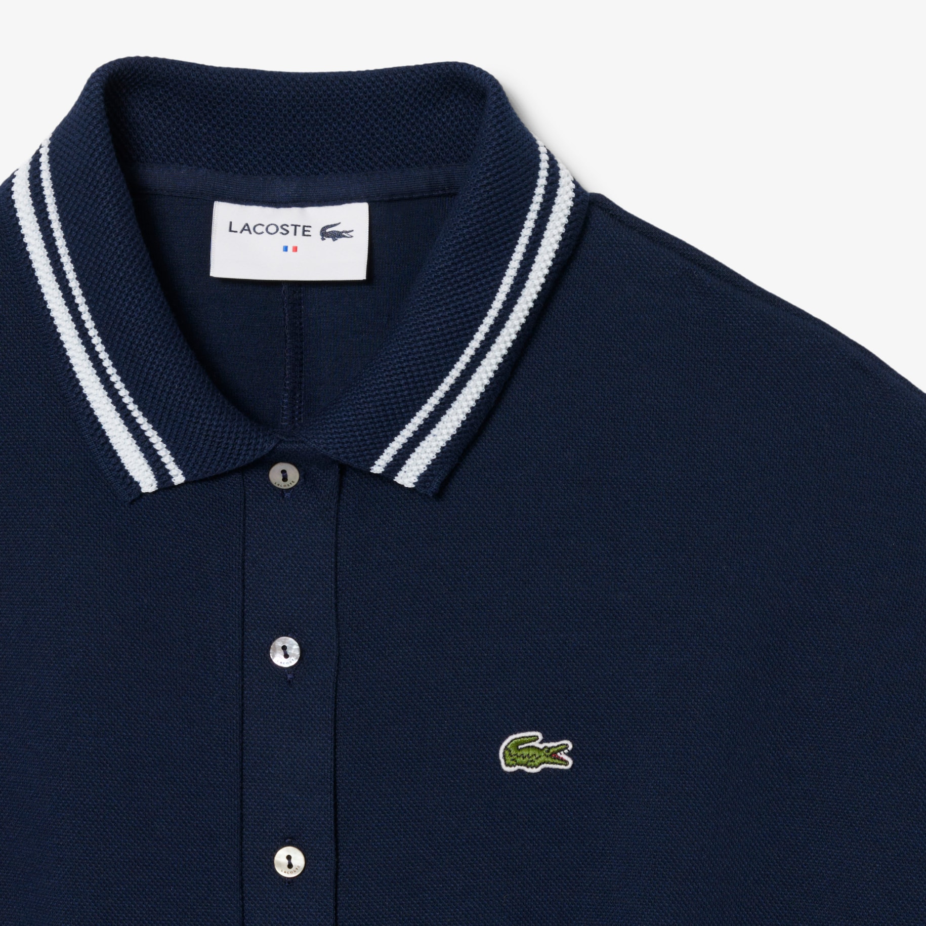 French Made Polo Collar Playsuit image number 1