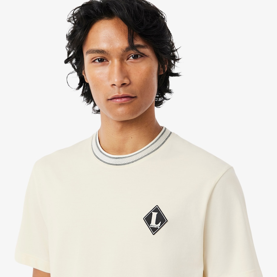 French Made Badge Accent T-shirt image number 1