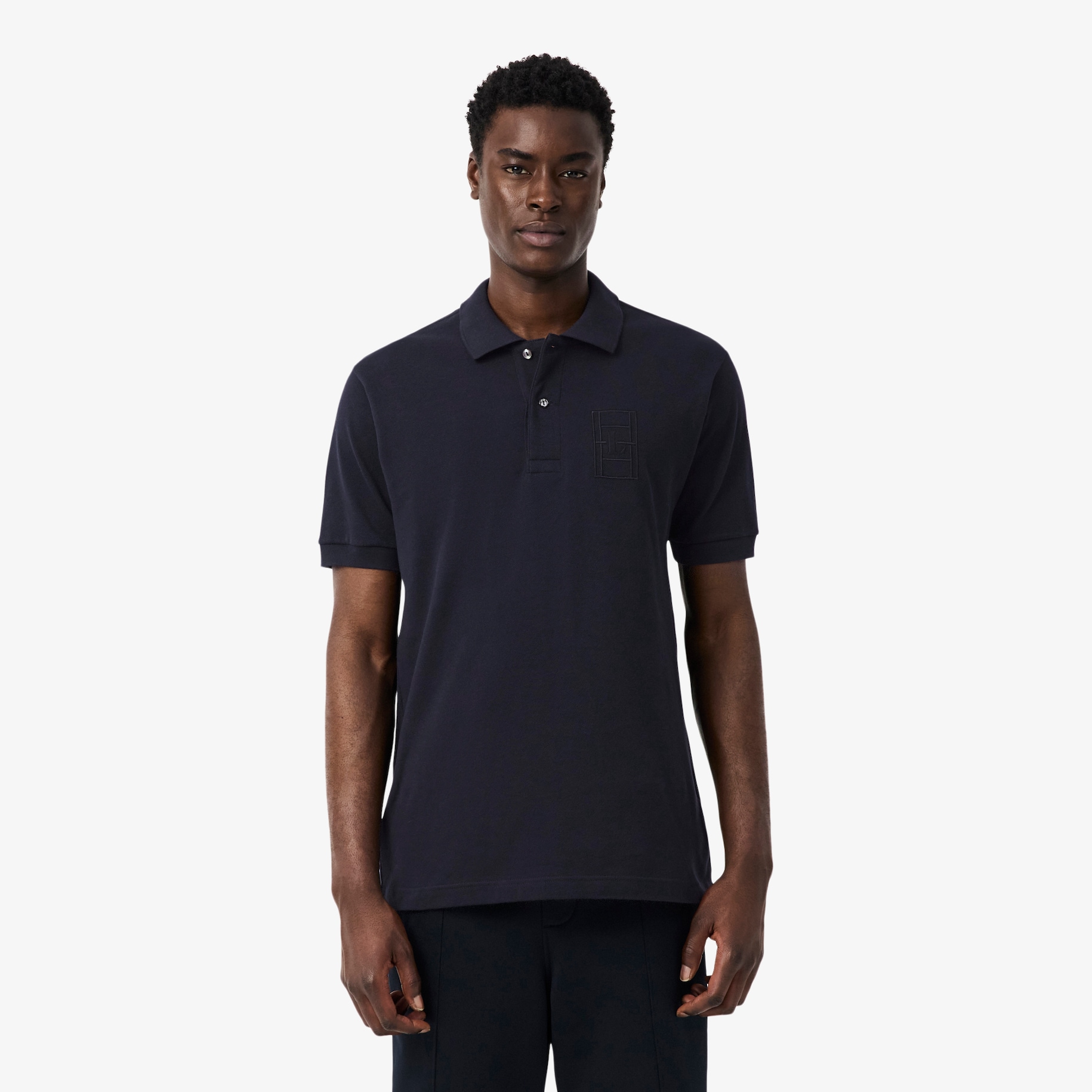 Classic Fit Embroidery Detail Petit Piqu&eacute; Polo Shirt image number 0