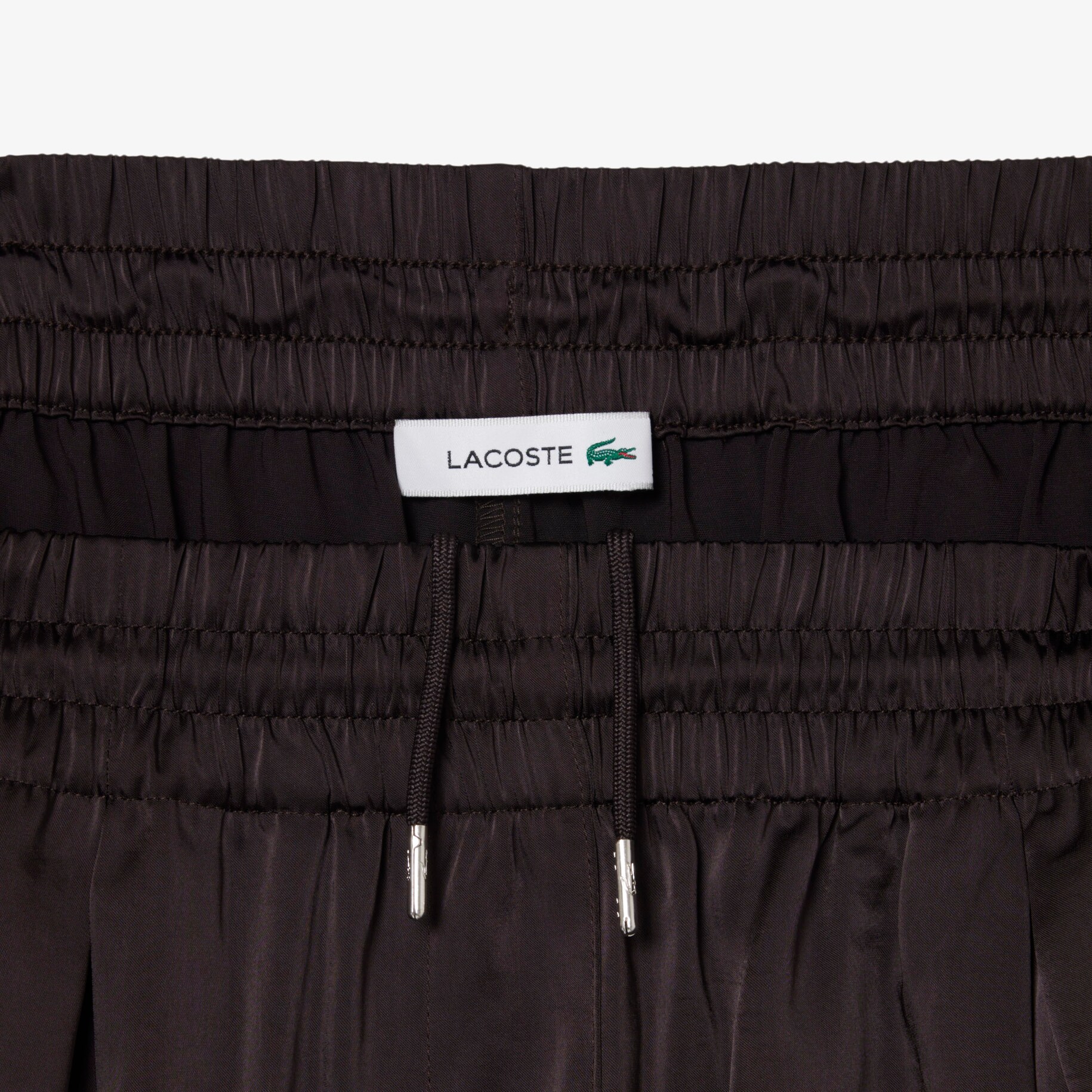 Oversized Elasticated Satin Pants image number 5