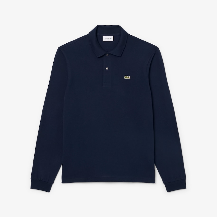 Original L.12.12 Long Sleeve Cotton Polo Shirt image number 4