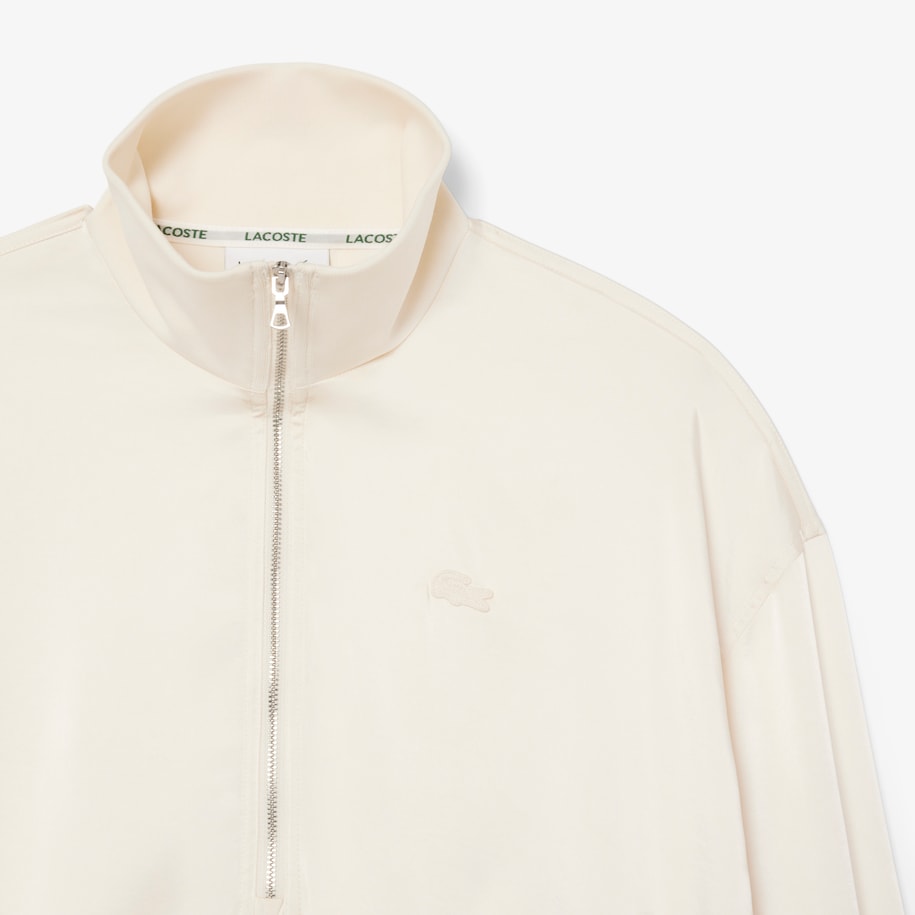 High Zipped Neck Oversized Popover Jacket image number 1