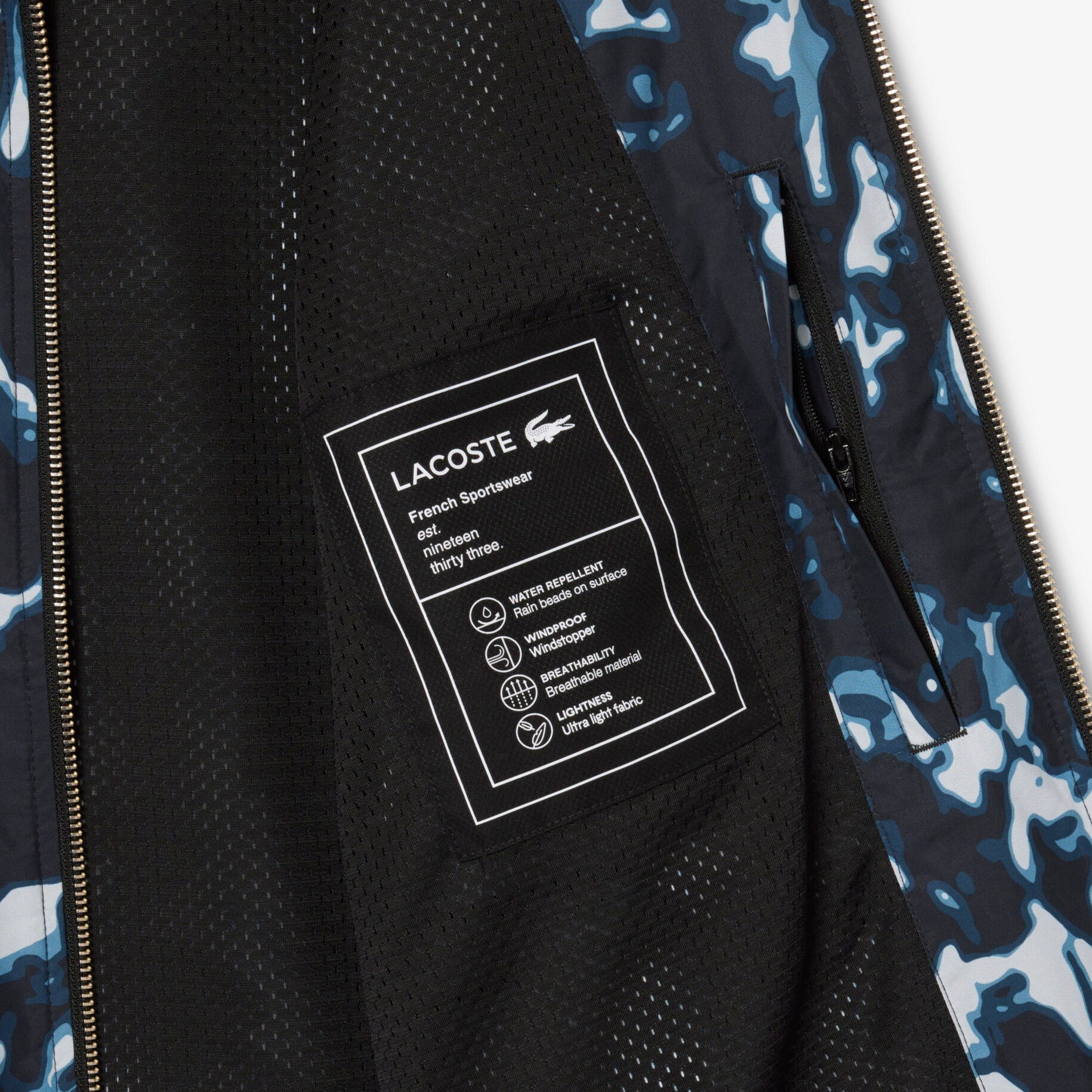 Lightweight Cropped Printed Jacket image number 2