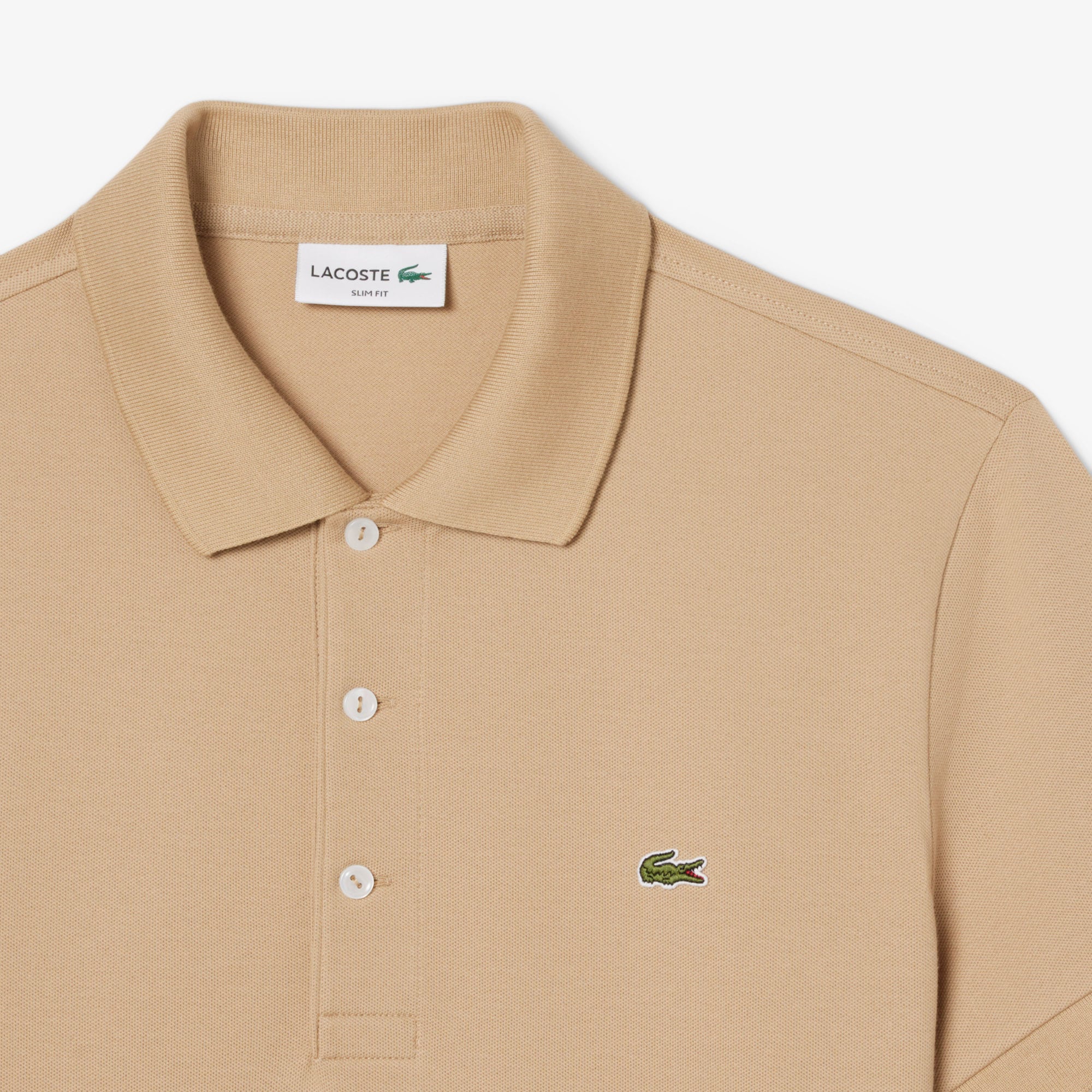 Slim Fit Stretch Piqu&eacute; Polo Shirt image number 1