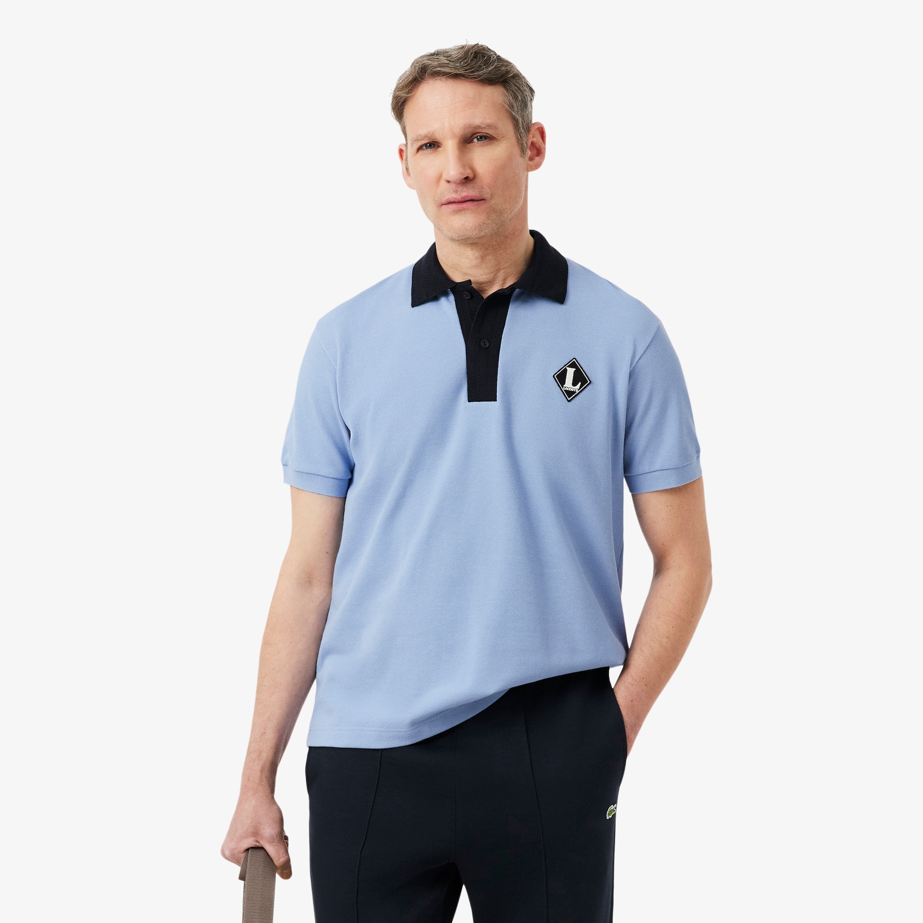 French Made Classic Fit Badge Polo Shirt image number 0