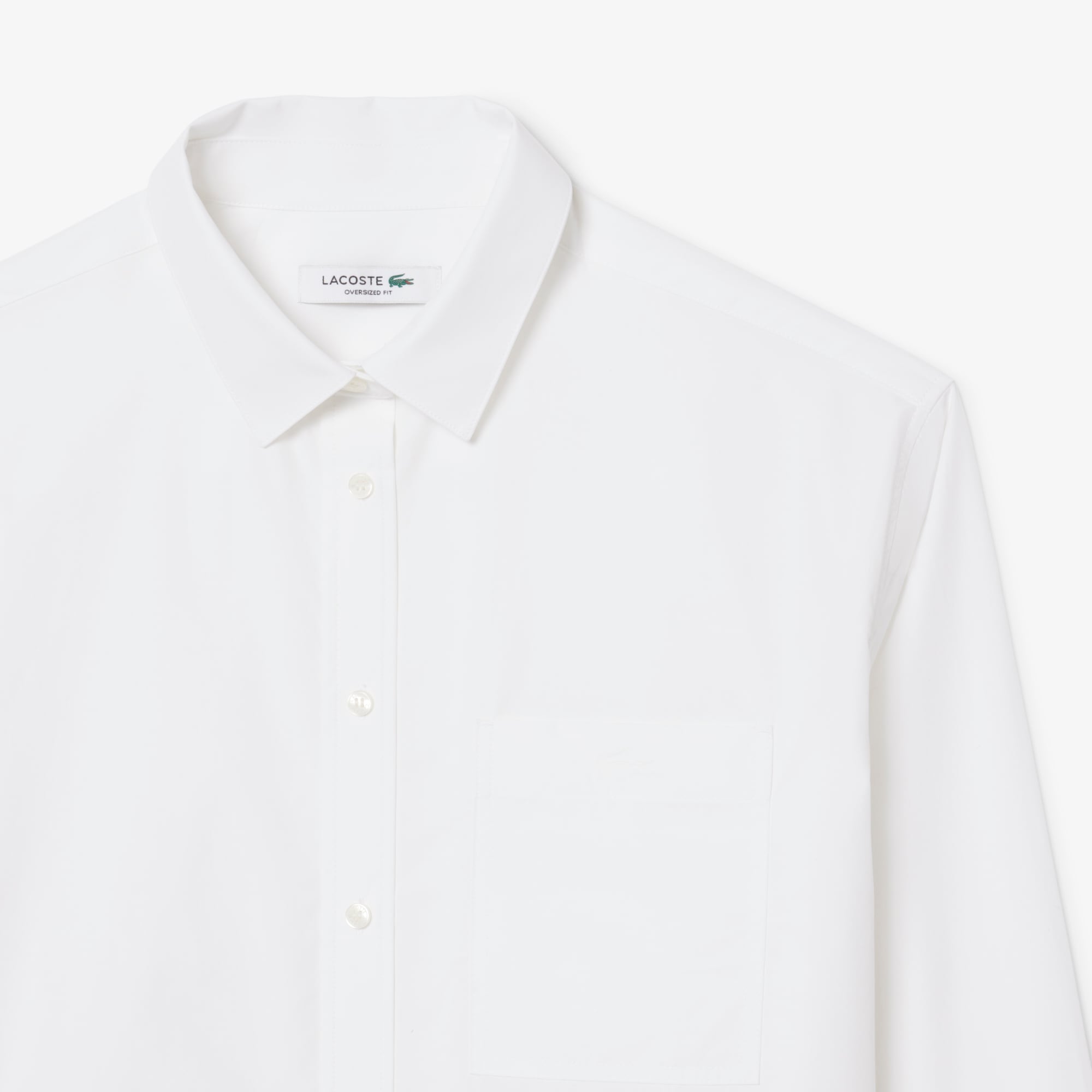 Oversized Cotton Poplin Shirt image number 4