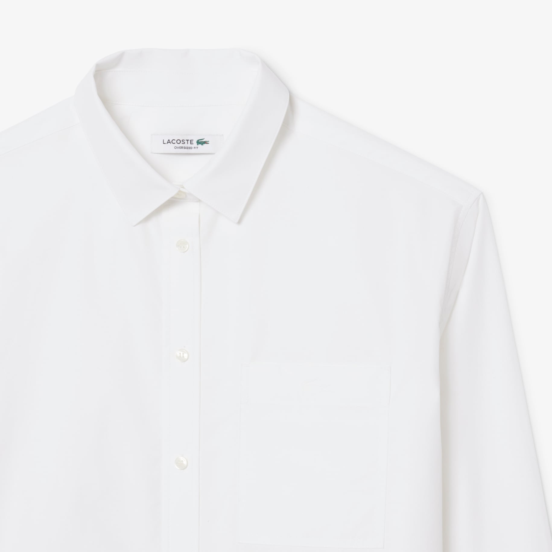 Oversized Cotton Poplin Shirt image number 4