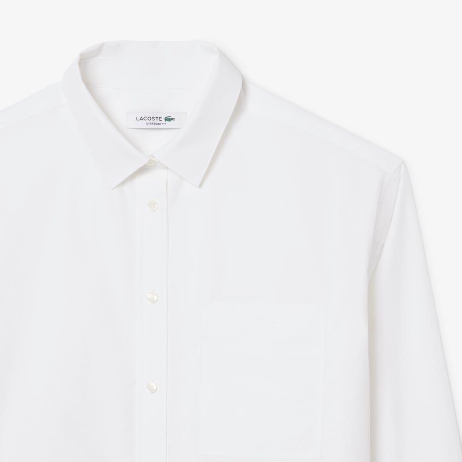 Oversized Cotton Poplin Shirt image number 4