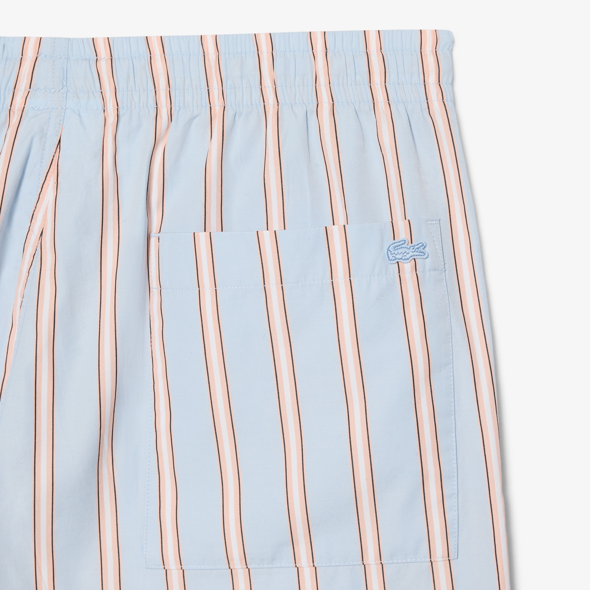 Striped Cotton Poplin Shorts image number 3