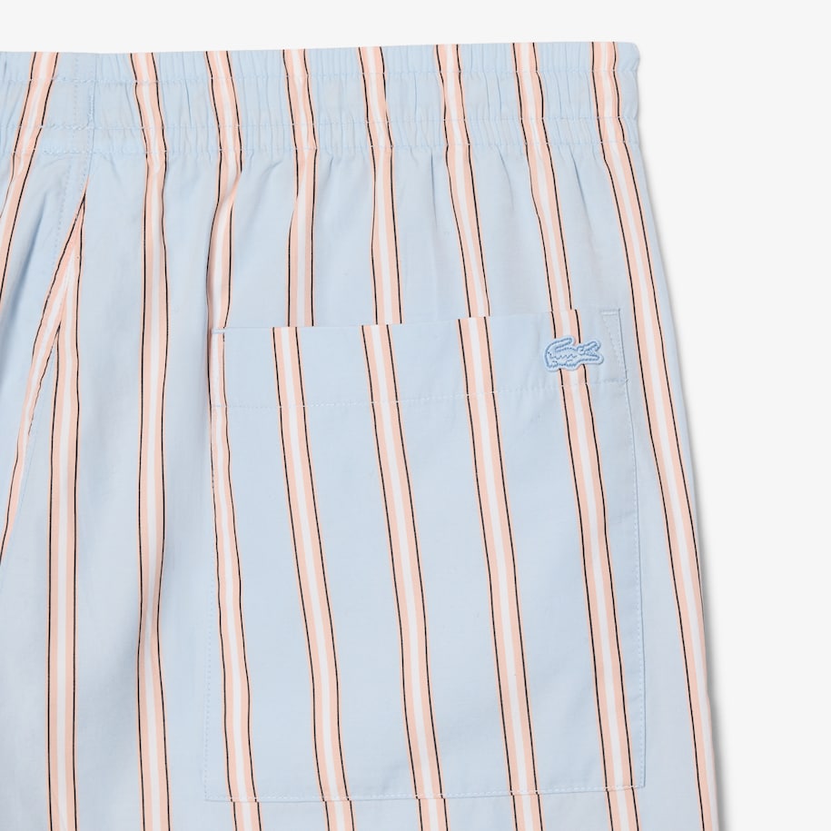 Striped Cotton Poplin Shorts image number 3