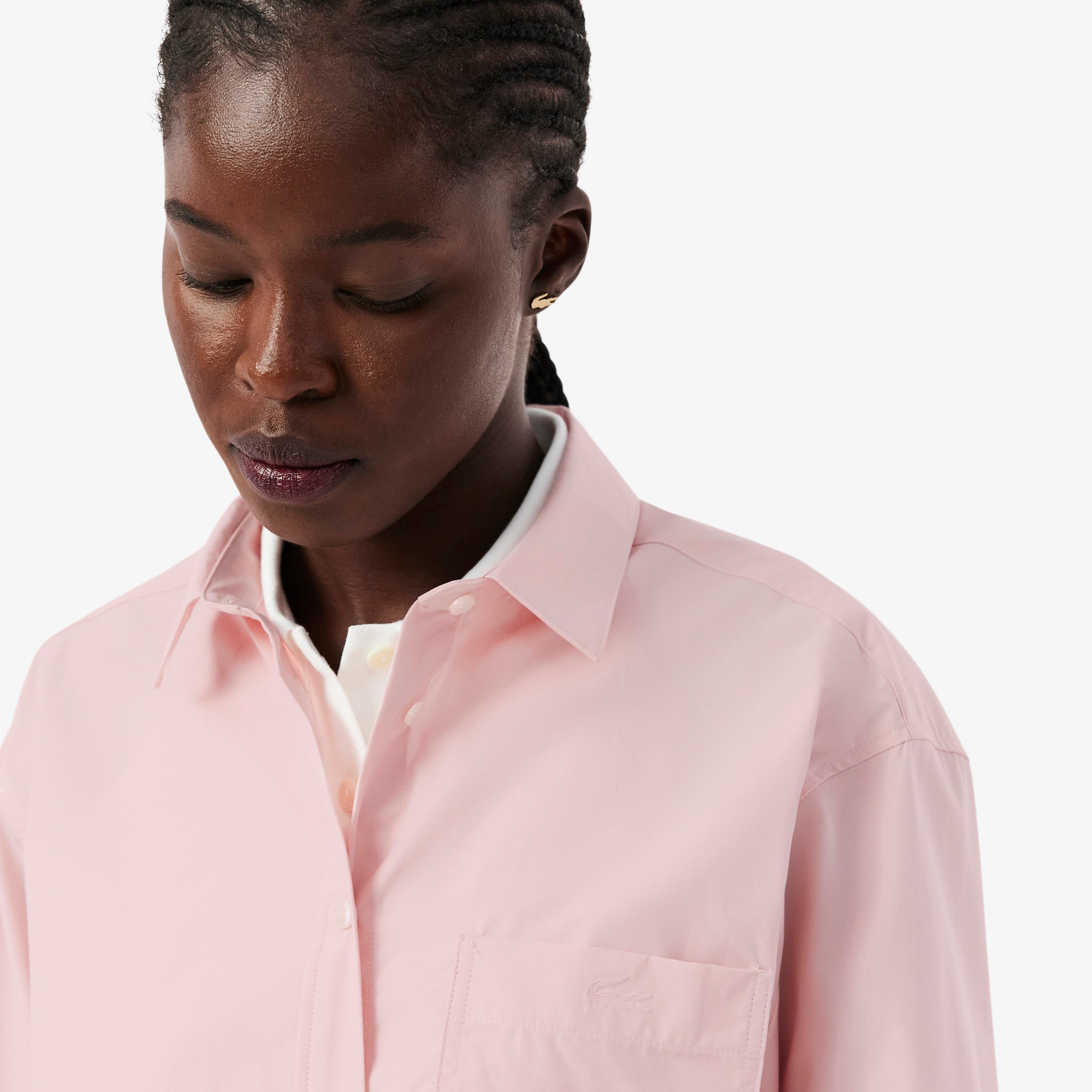 Oversized Cotton Poplin Shirt image number 1