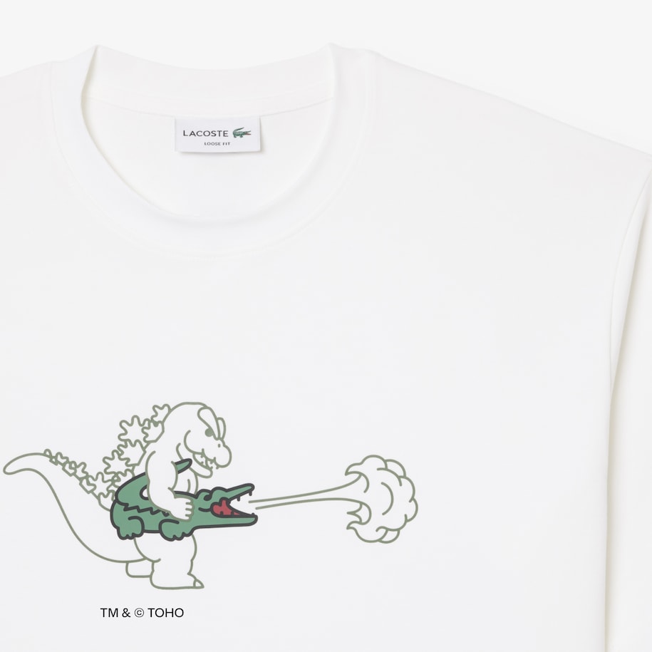 T-shirt Lacoste & Godzilla image number 4