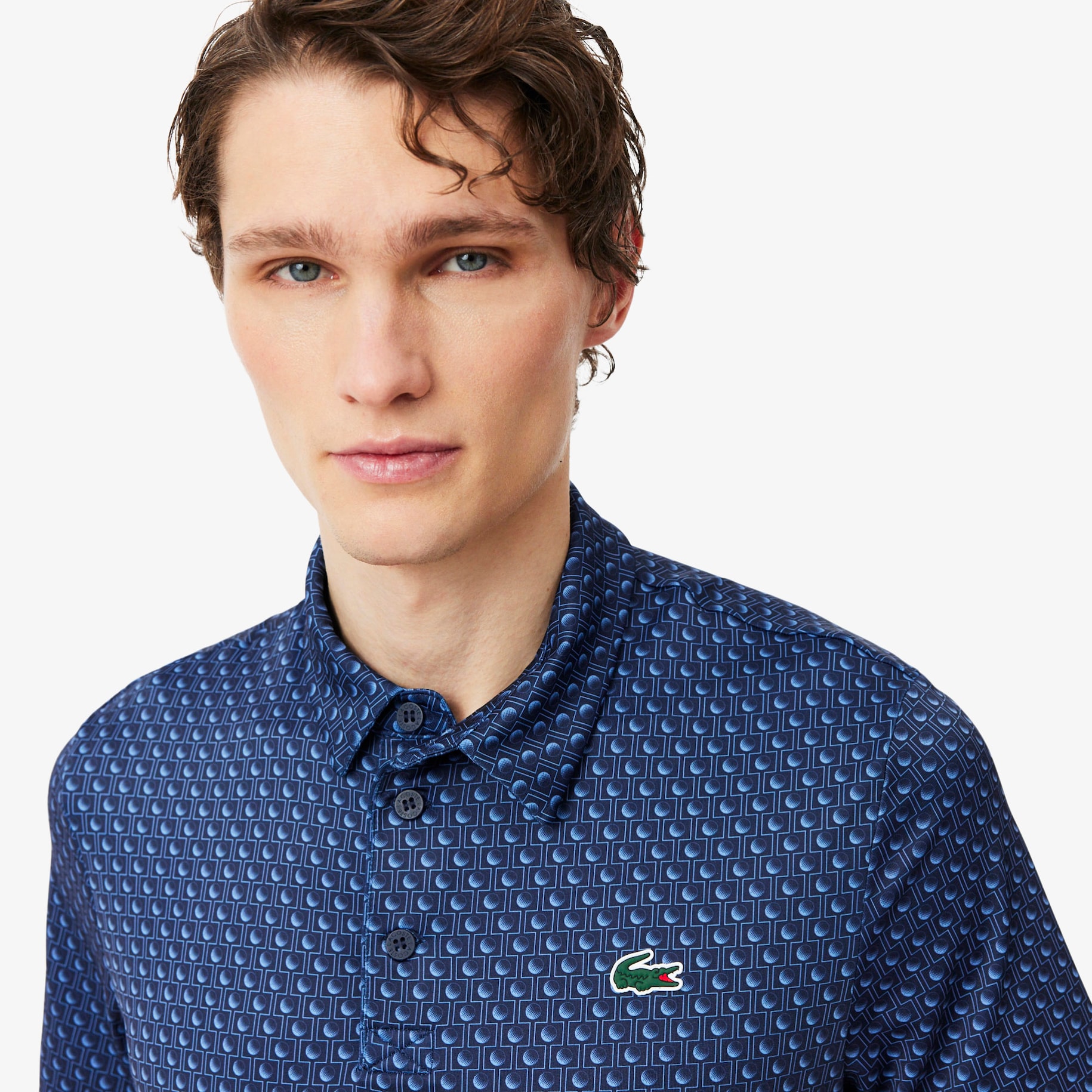 Regular Fit Printed Golf Polo Shirt image number 1