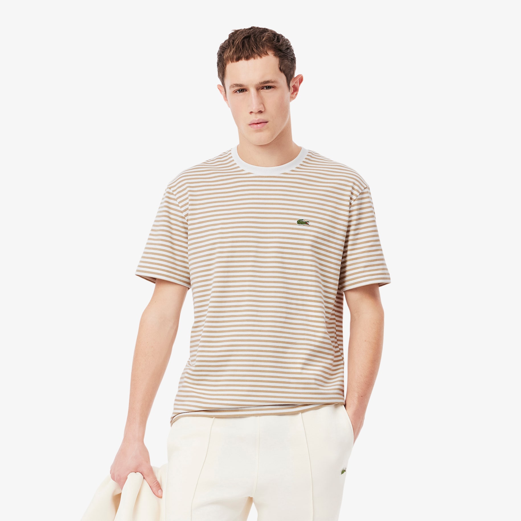 Heavy Cotton Striped T-shirt image number 0