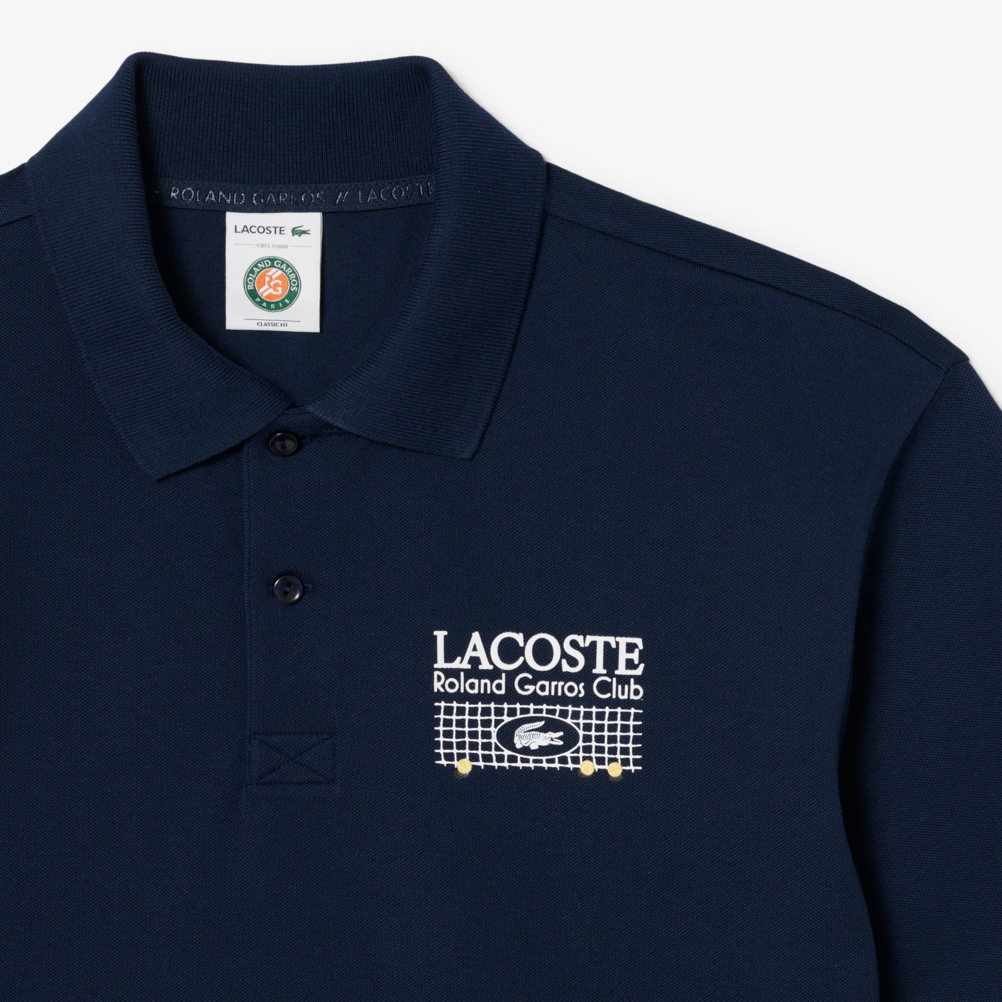Roland-Garros Edition Petit Piqu&eacute; Polo Shirt image number 4