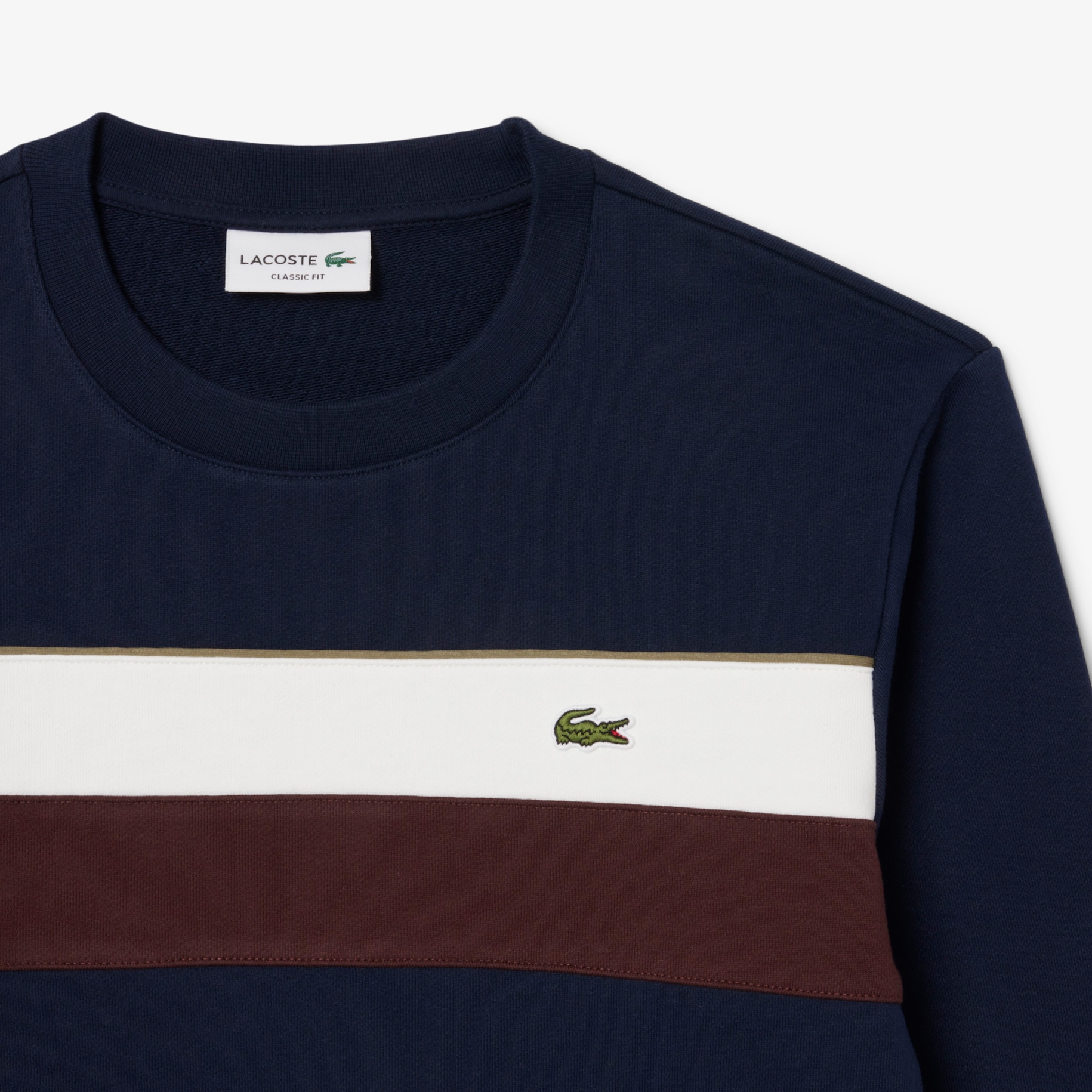Colour-Block Fleece Sweatshirt image number 4