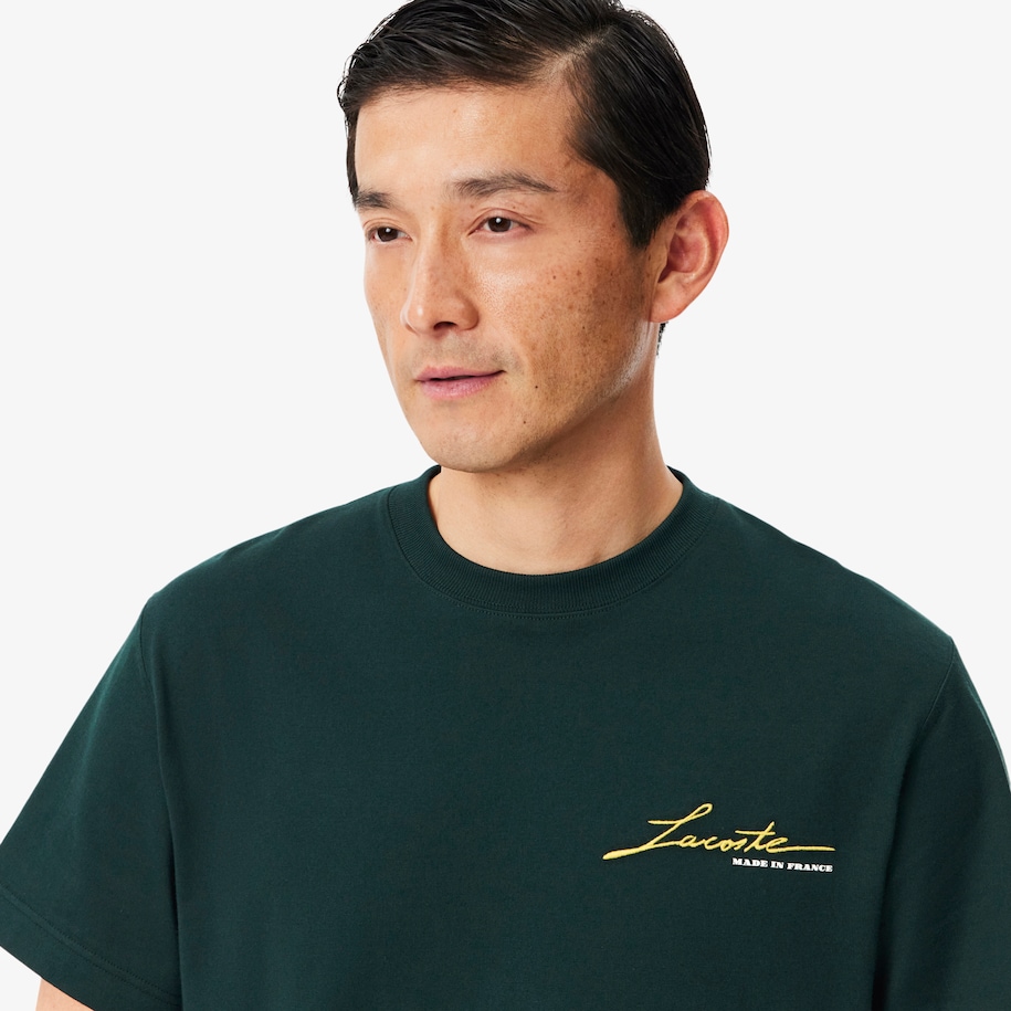 French Made Signature Embroidery T-shirt image number 1