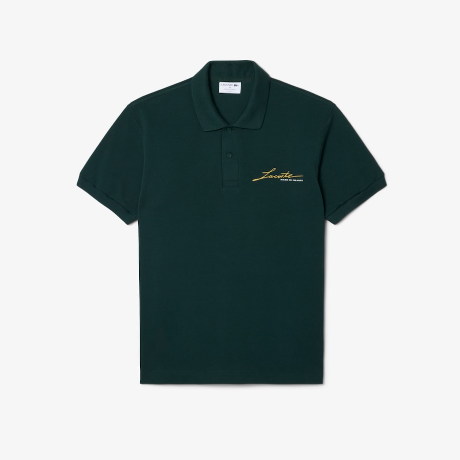 Classic Fit French Made Piqu&eacute; Polo Shirt image number 3