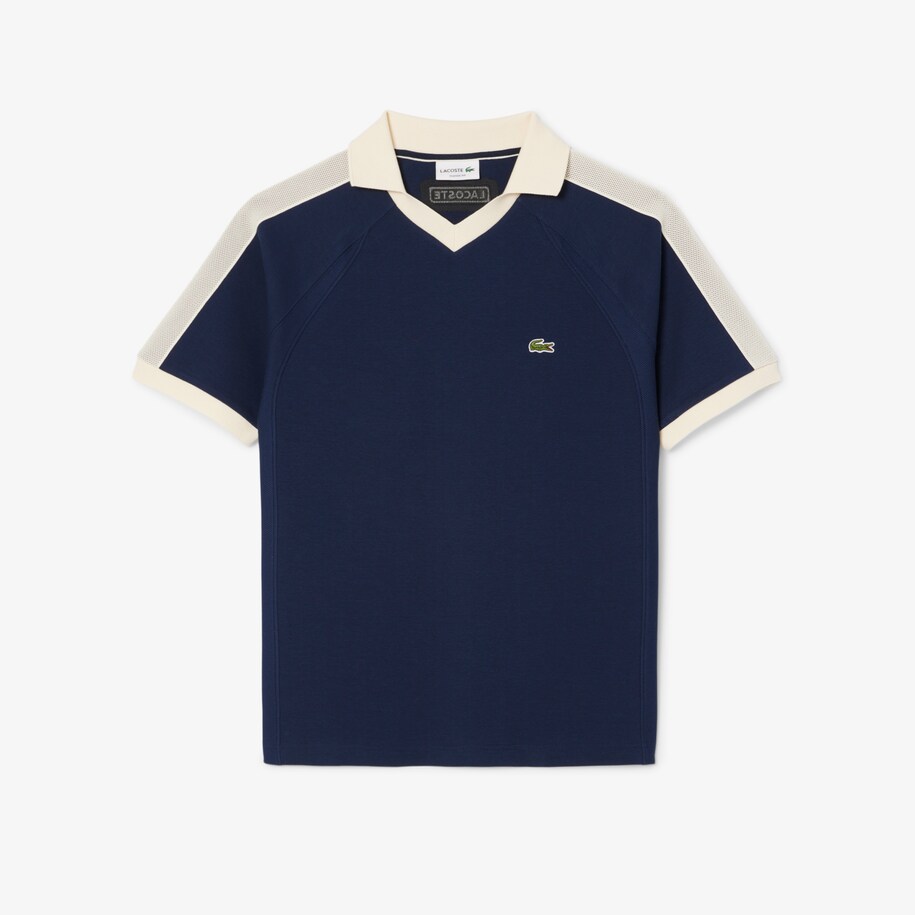 Classic Fit Piqué Panel Polo Shirt image number 3