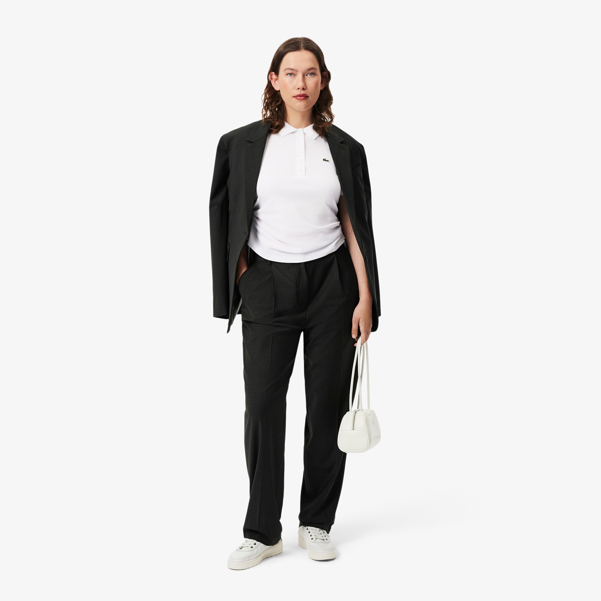 Slim Fit Adjustable Piqu&eacute; Polo Shirt image number 7