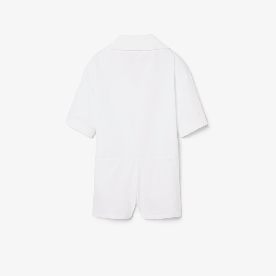 Runway Poplin Polo Collar Playsuit image number 4