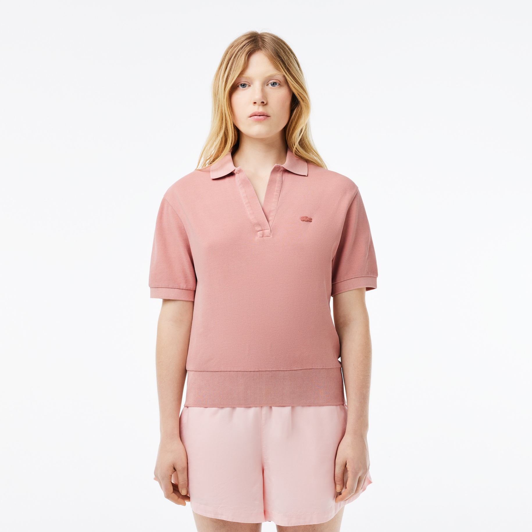 Natural Dyed Cotton Piqué Polo Shirt image number 0