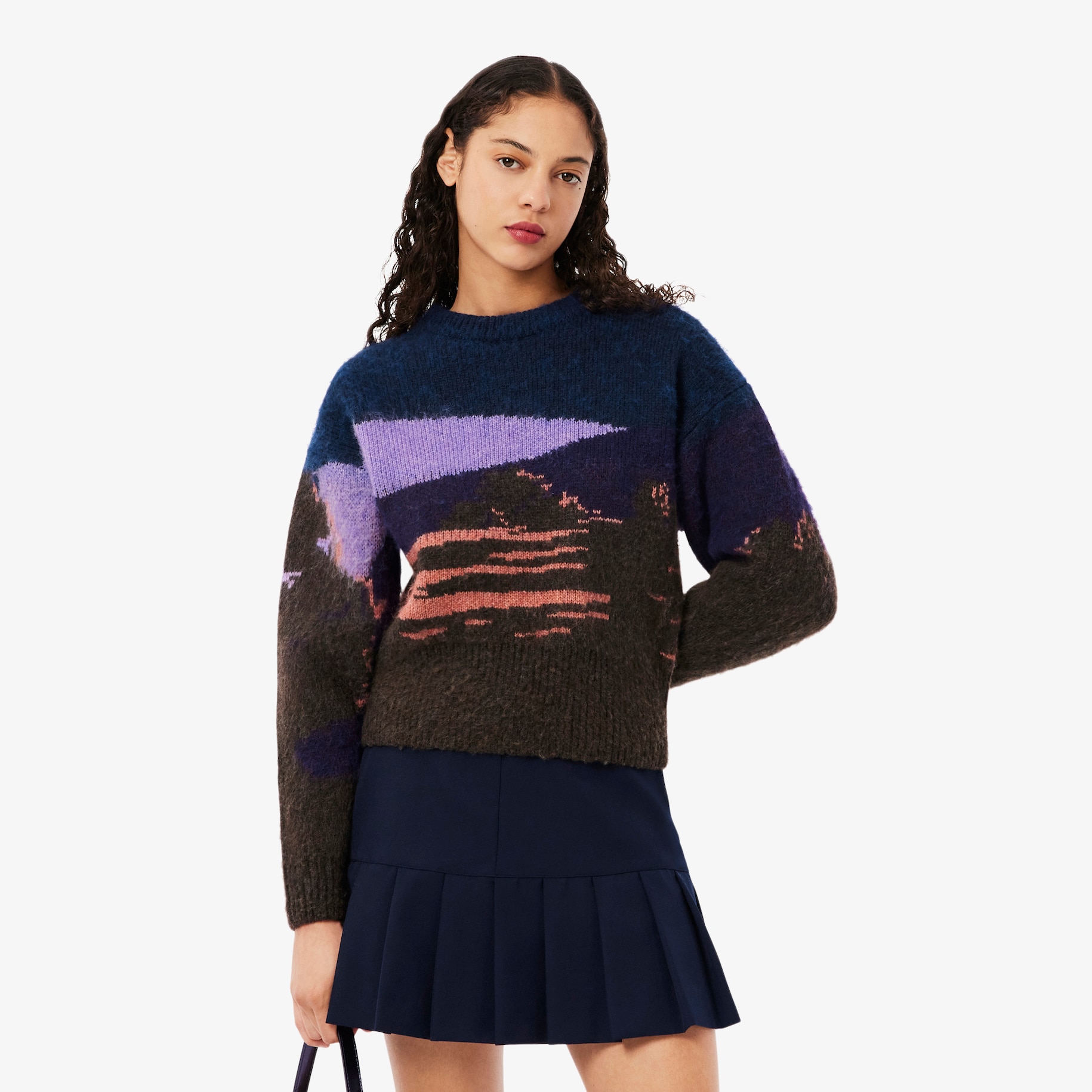 Landscape Jacquard Wool Sweater image number 0
