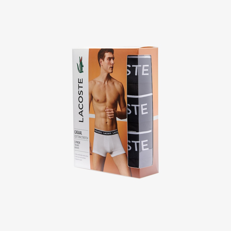 Pack Of 3 Casual Black Trunks image number 5