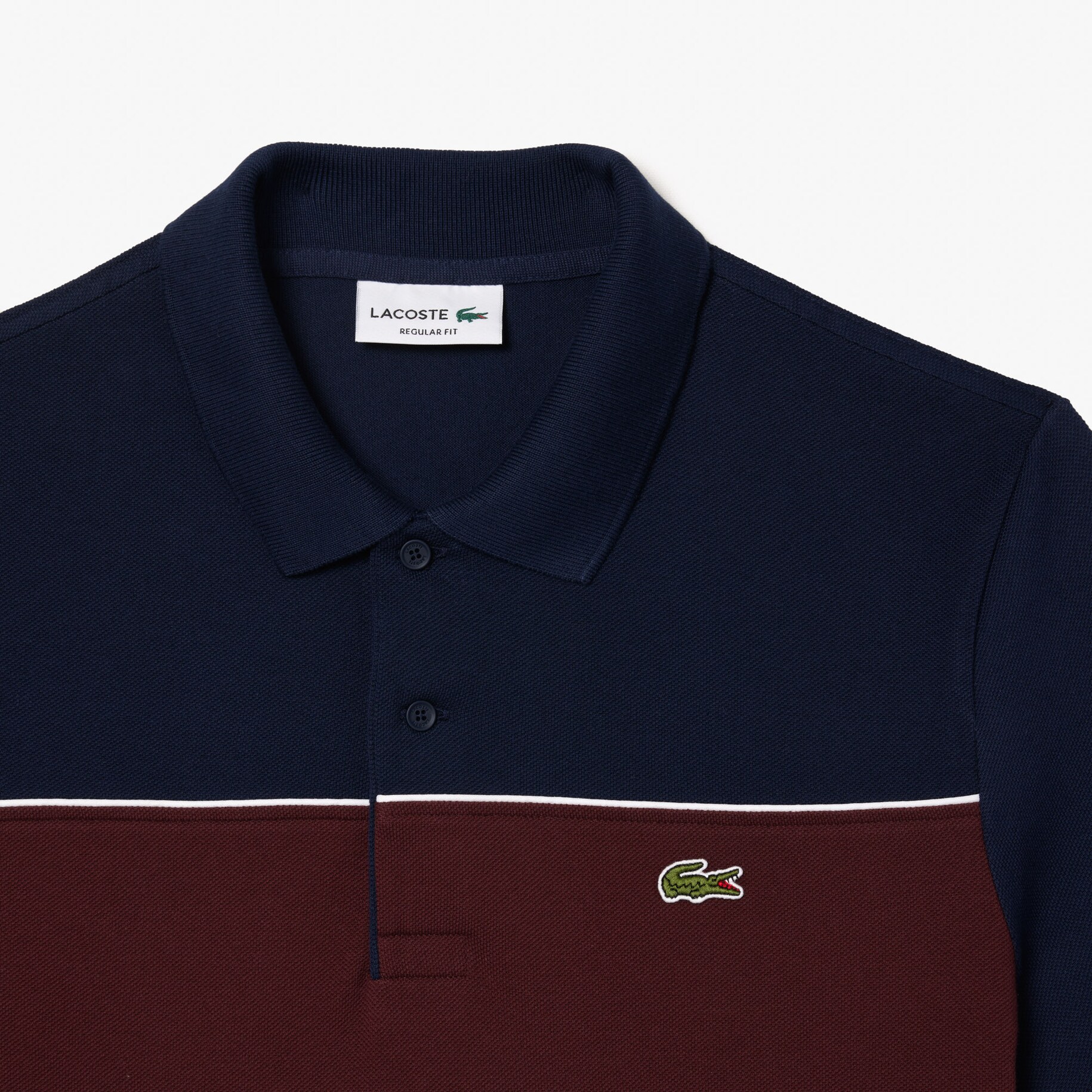 Original L.12.12 Color-Block Polo Shirt image number 4