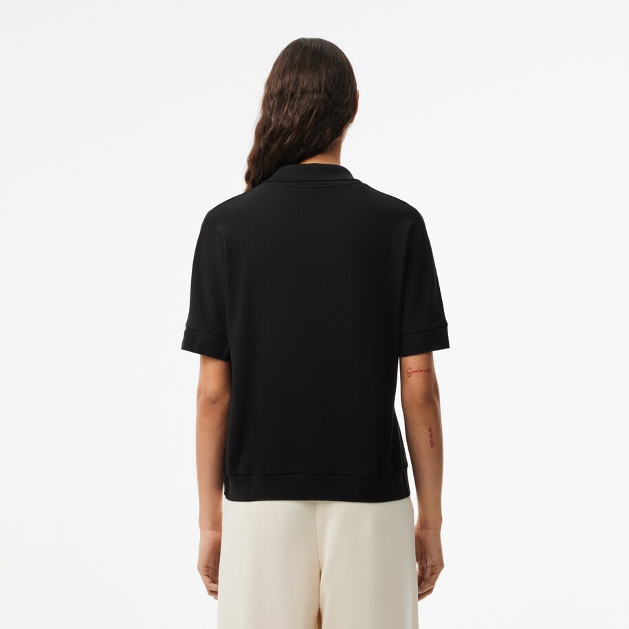 Women's Lacoste Flowy Piqu&eacute; Polo Shirt image number 2