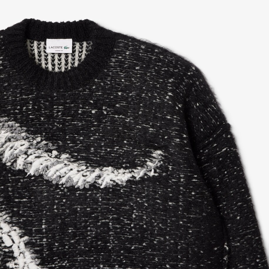 FW24 Runway Oversize Embroidered Sweater image number 5