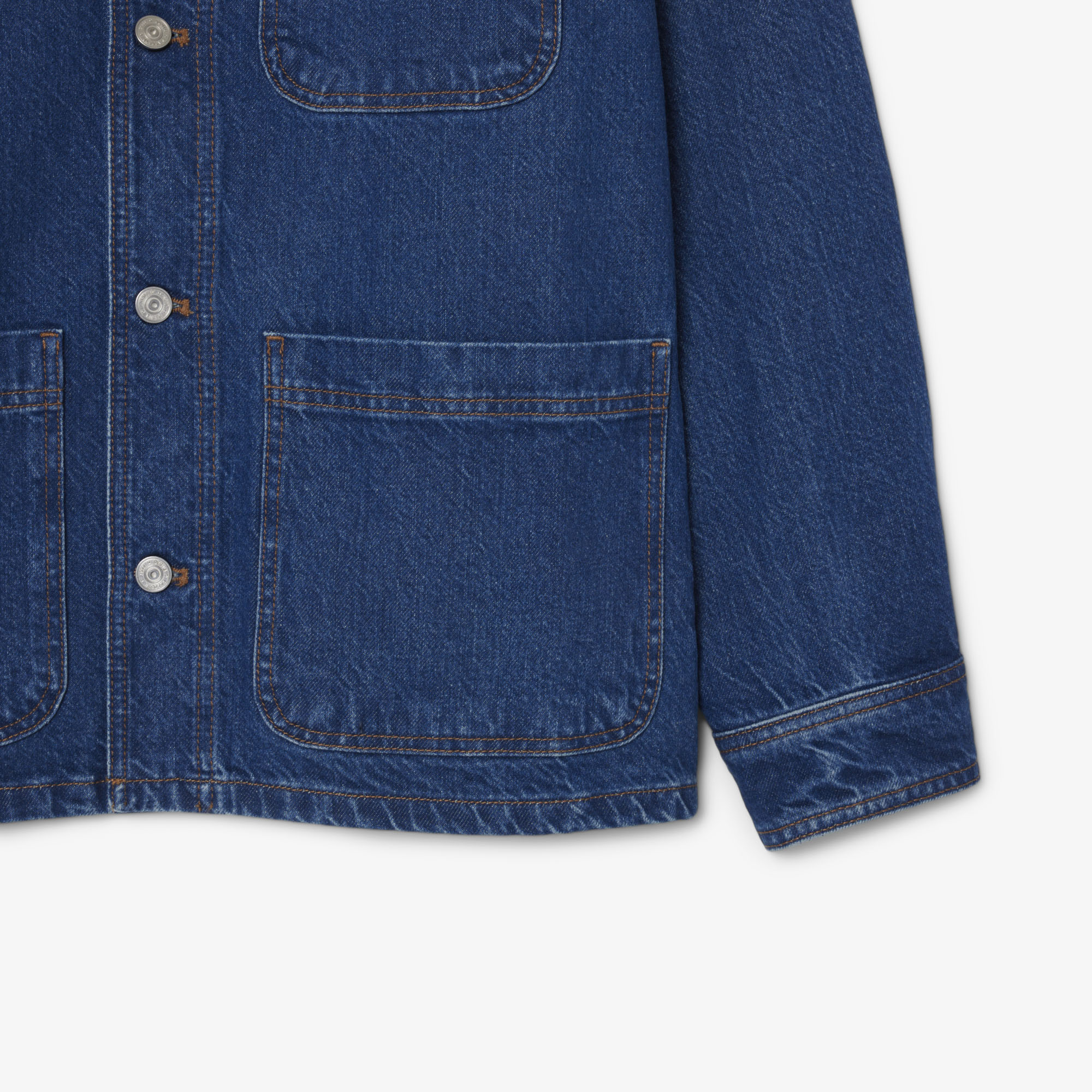 Oversized Cotton Denim Overshirt image number 5
