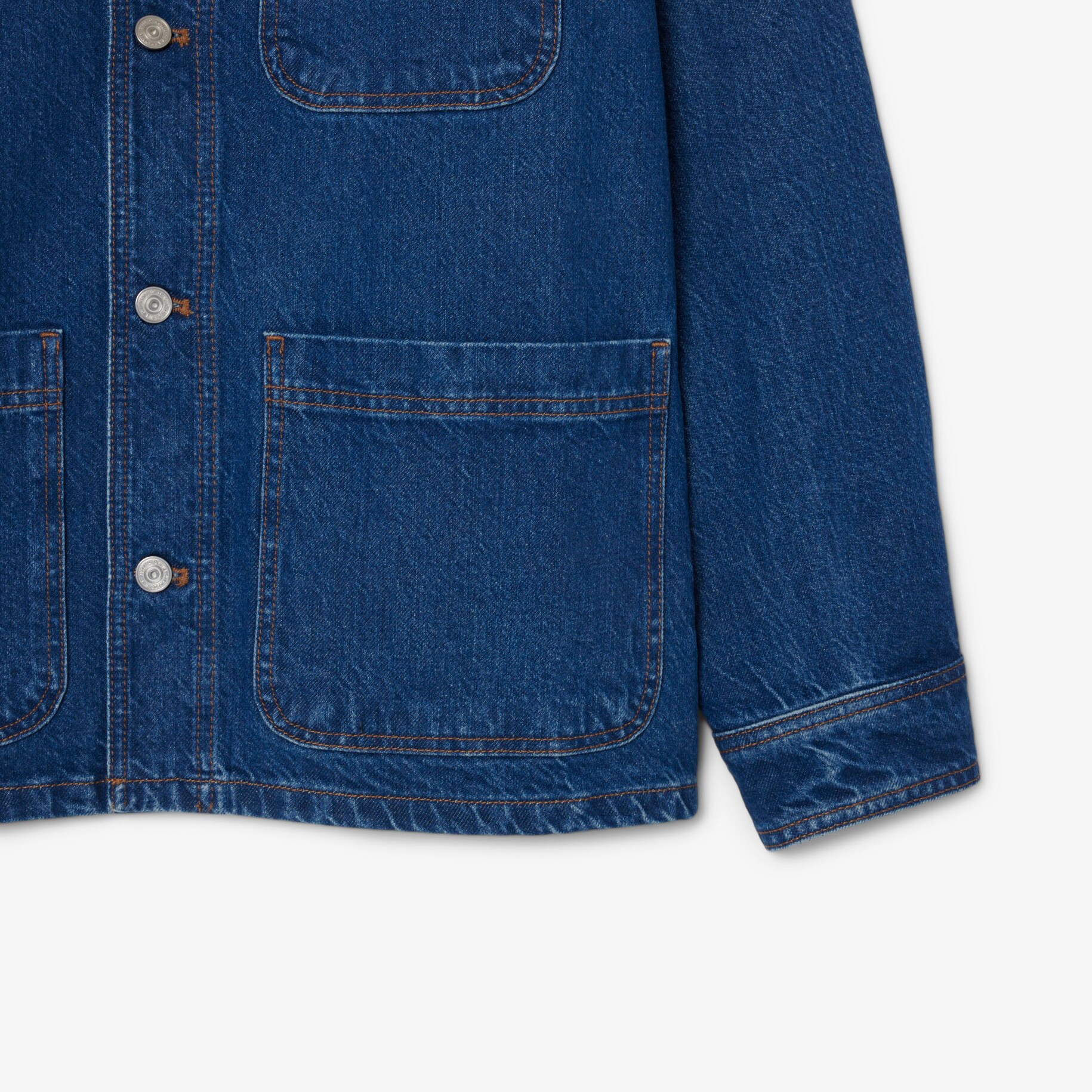 Oversized Cotton Denim Overshirt image number 5