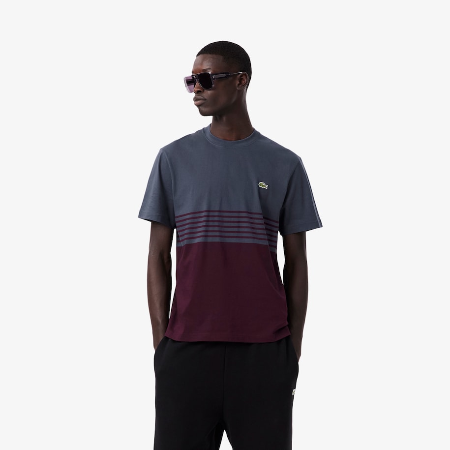 Striped Jersey Colour-block T-shirt image number 0