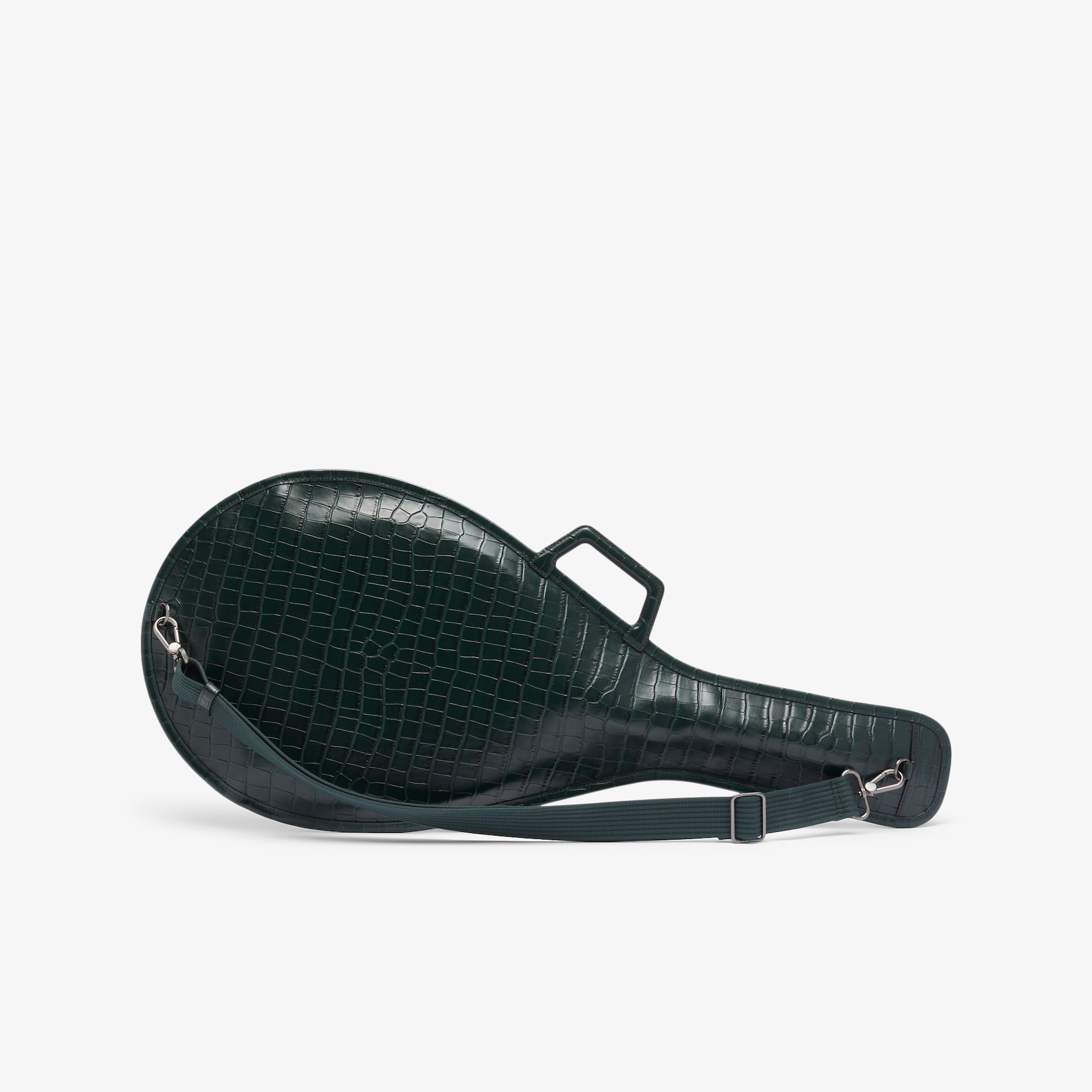 Runway Mock Croc Leather Racket Bag image number 1