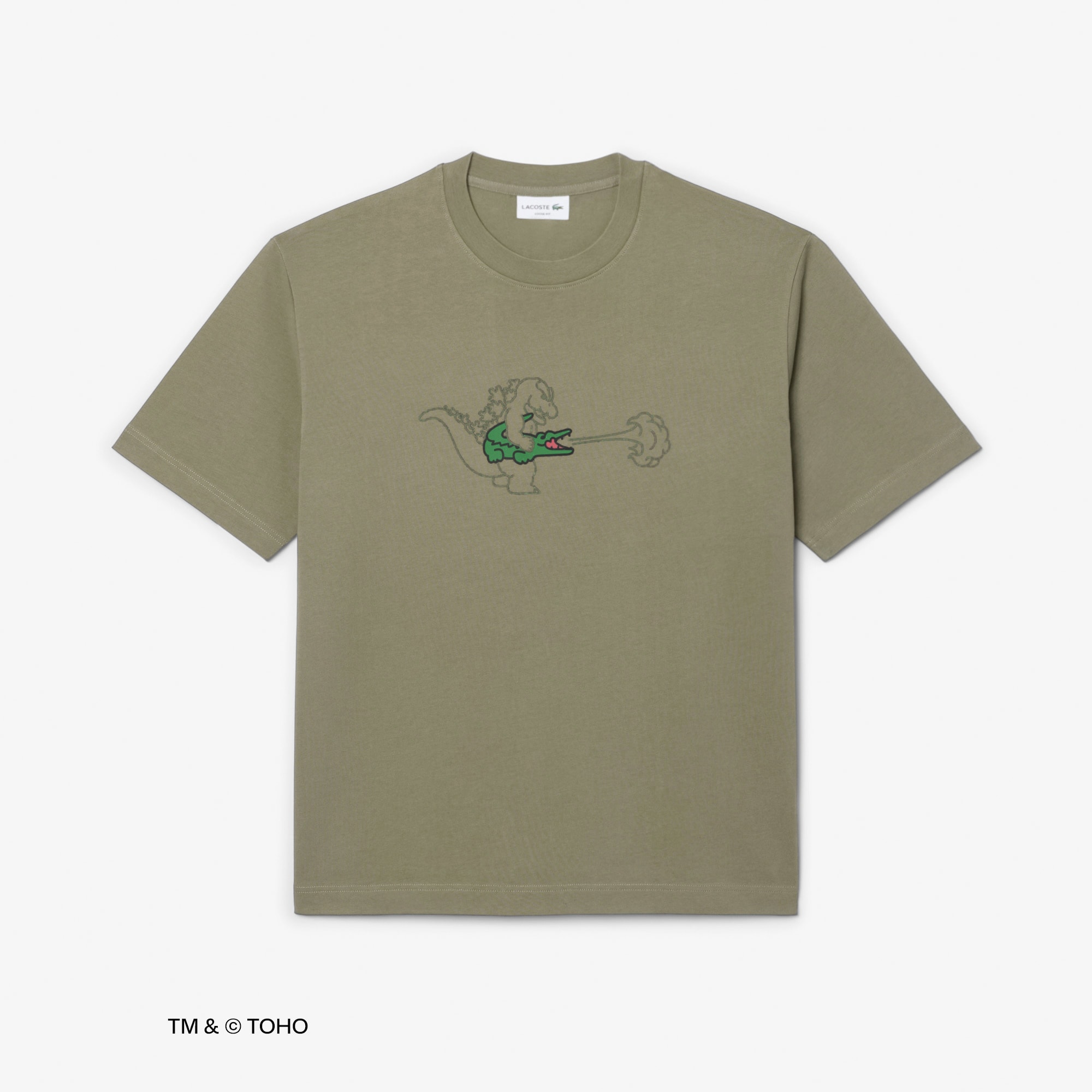 T-shirt Lacoste & Godzilla image number 3