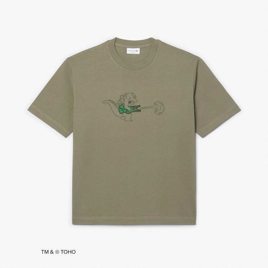 T-shirt Lacoste & Godzilla image number 3